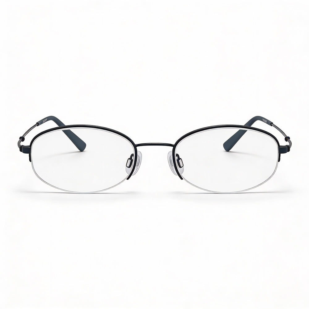 Flexon H6030 Women's Sunglasses with Navy Acetate Frame and Polarized Navy Lenses, Size 50-19-145mm