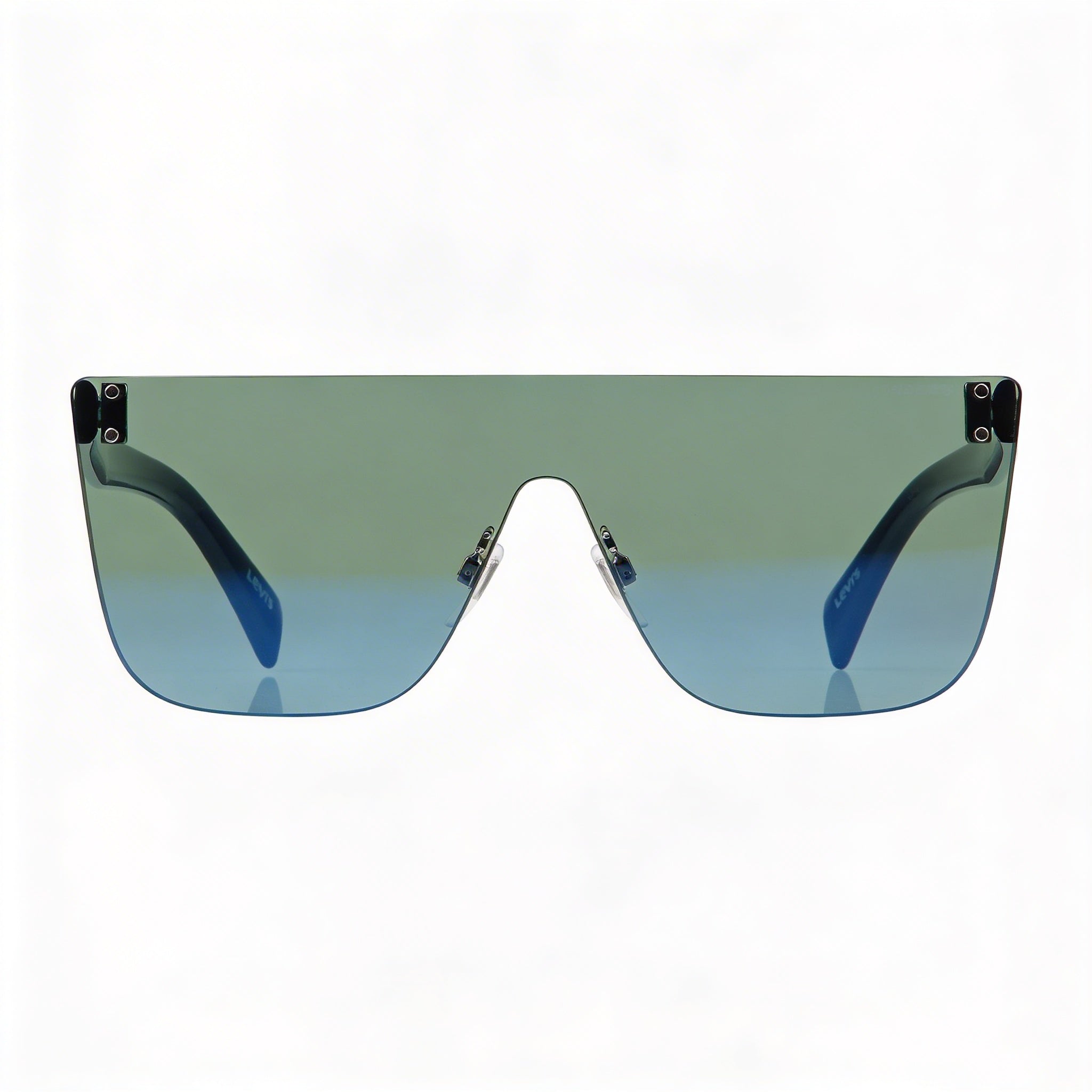 Gafas de sol de temporada Levi's para mujer, poliamida inyectada, verde azulado, espejadas, sin polarizar, protección UV, 99-99-150, Photo 1