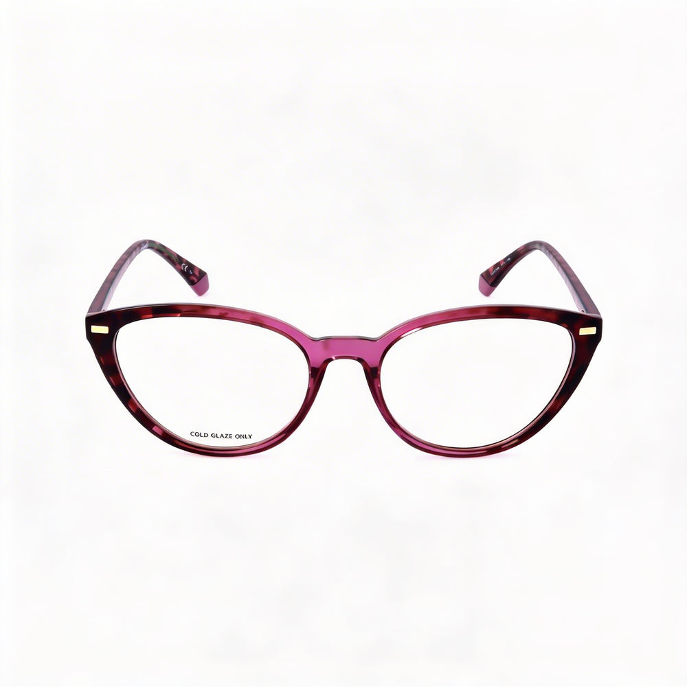 Gafas de sol Polaroid PLD D432 para mujer, estilo ojo de gato, montura completa inyectada, color rosa habano, 53 mm