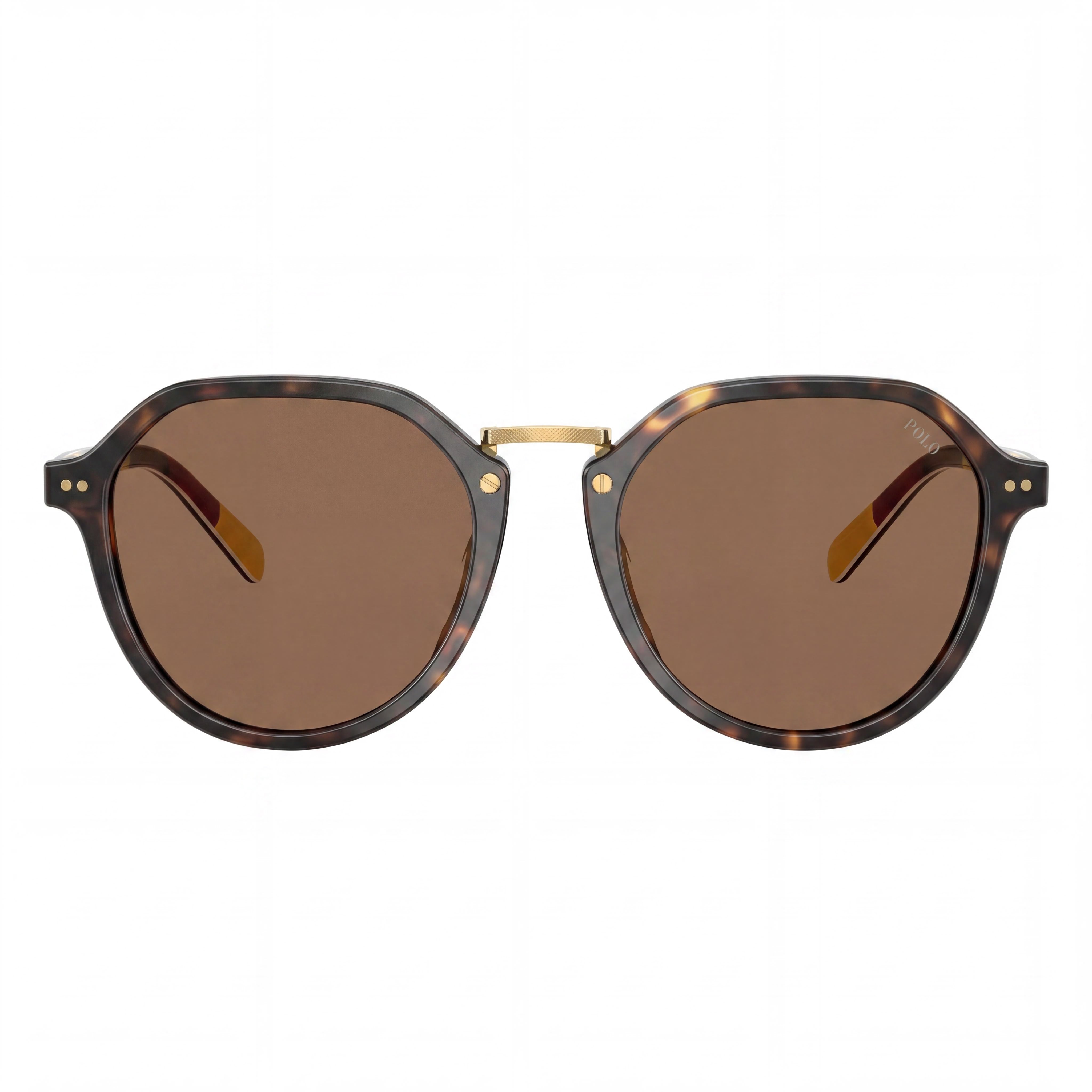 POLO RALPH LAUREN Ph4223u Ajuste Universal para Mujer, Montura de Plástico Brillante Color Habana Oscuro, Lentes Marrón Oscuro, 100% Protección UV, 53mm, Photo 2