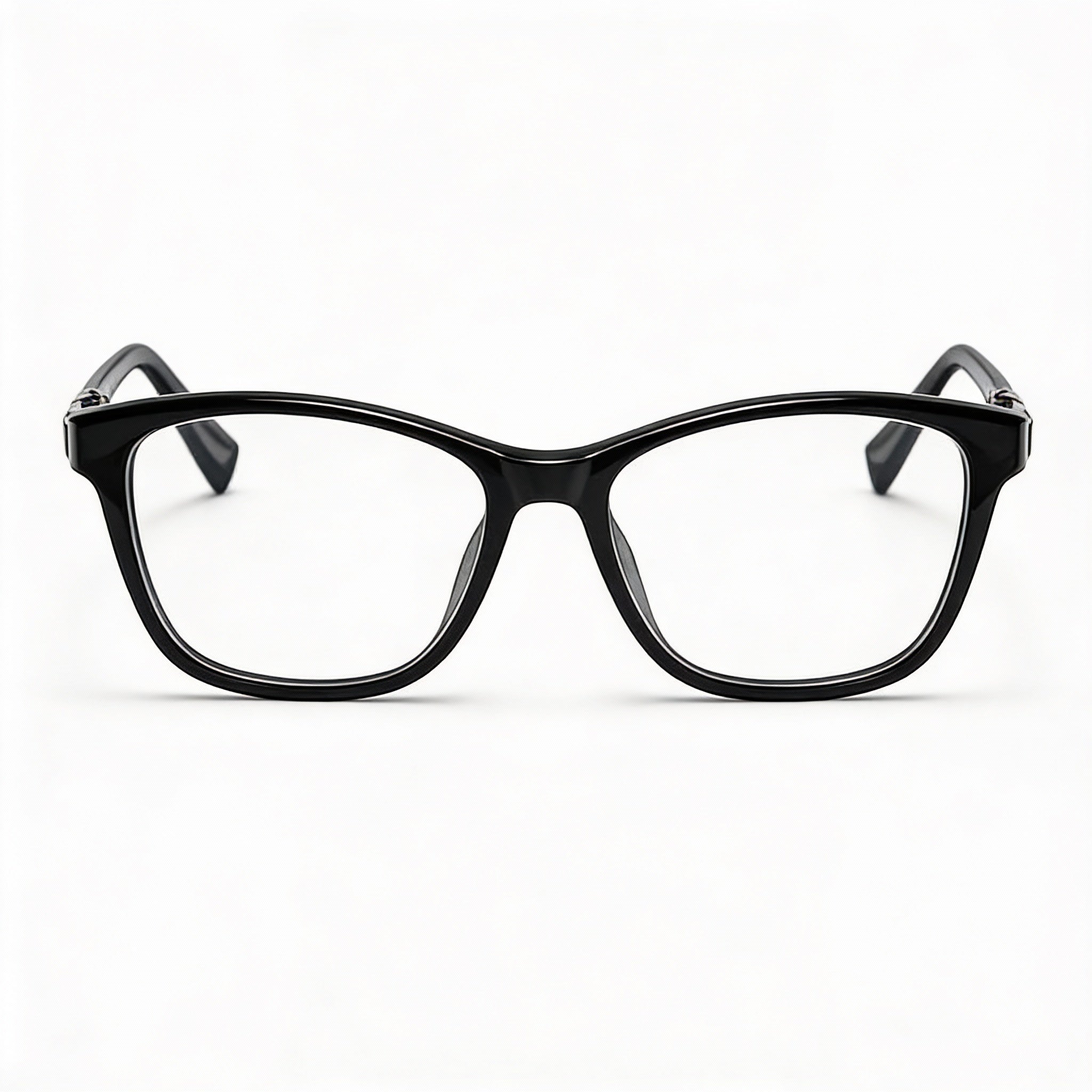Pierre Cardin Women's Classic Model Black Grey Stripe Plastic Eyeglasses 53-16-135, Photo 1