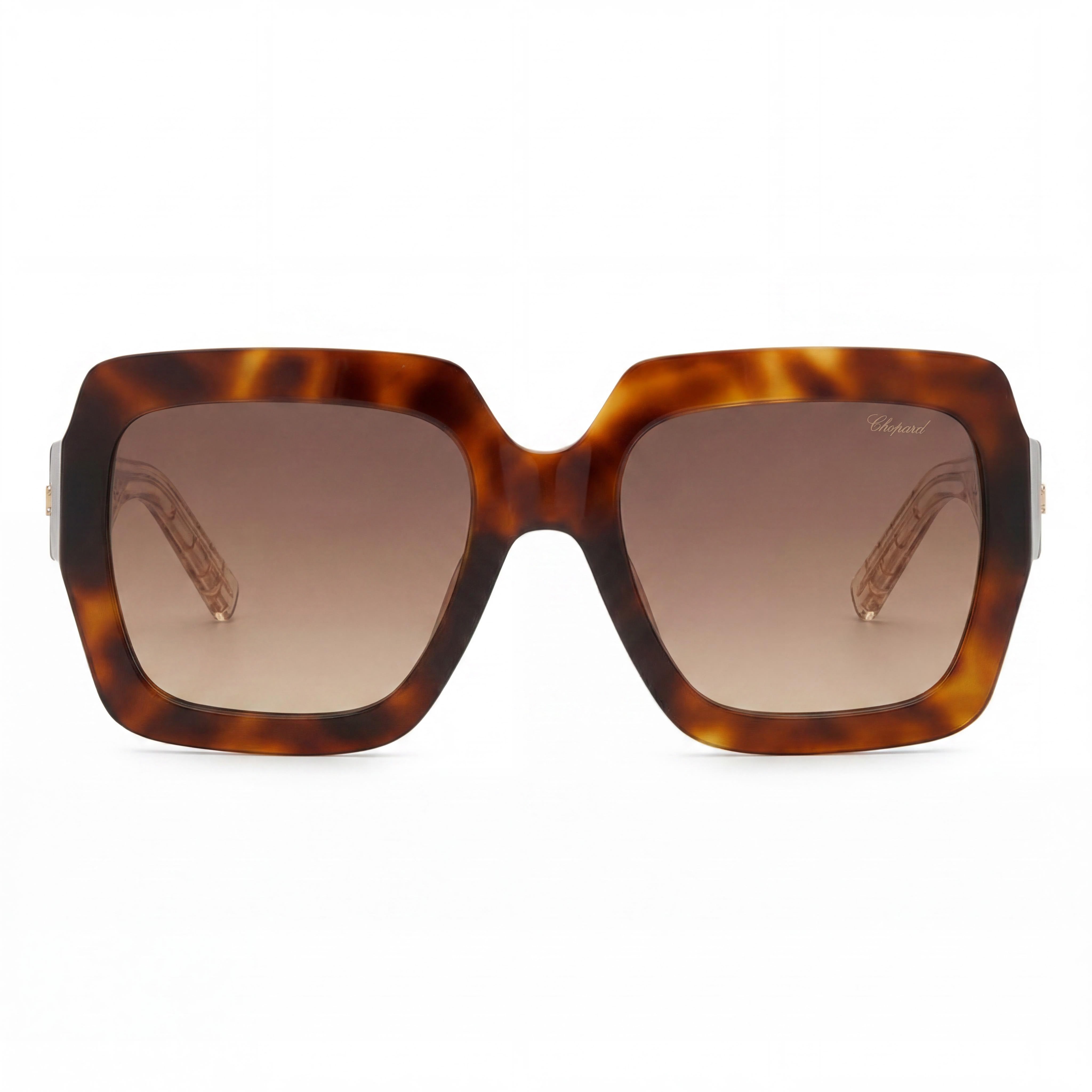 Chopard Casual Women's Acetate Classic Havana Brown Gradient Non-Polarized Sunglasses 55mm, Photo 2