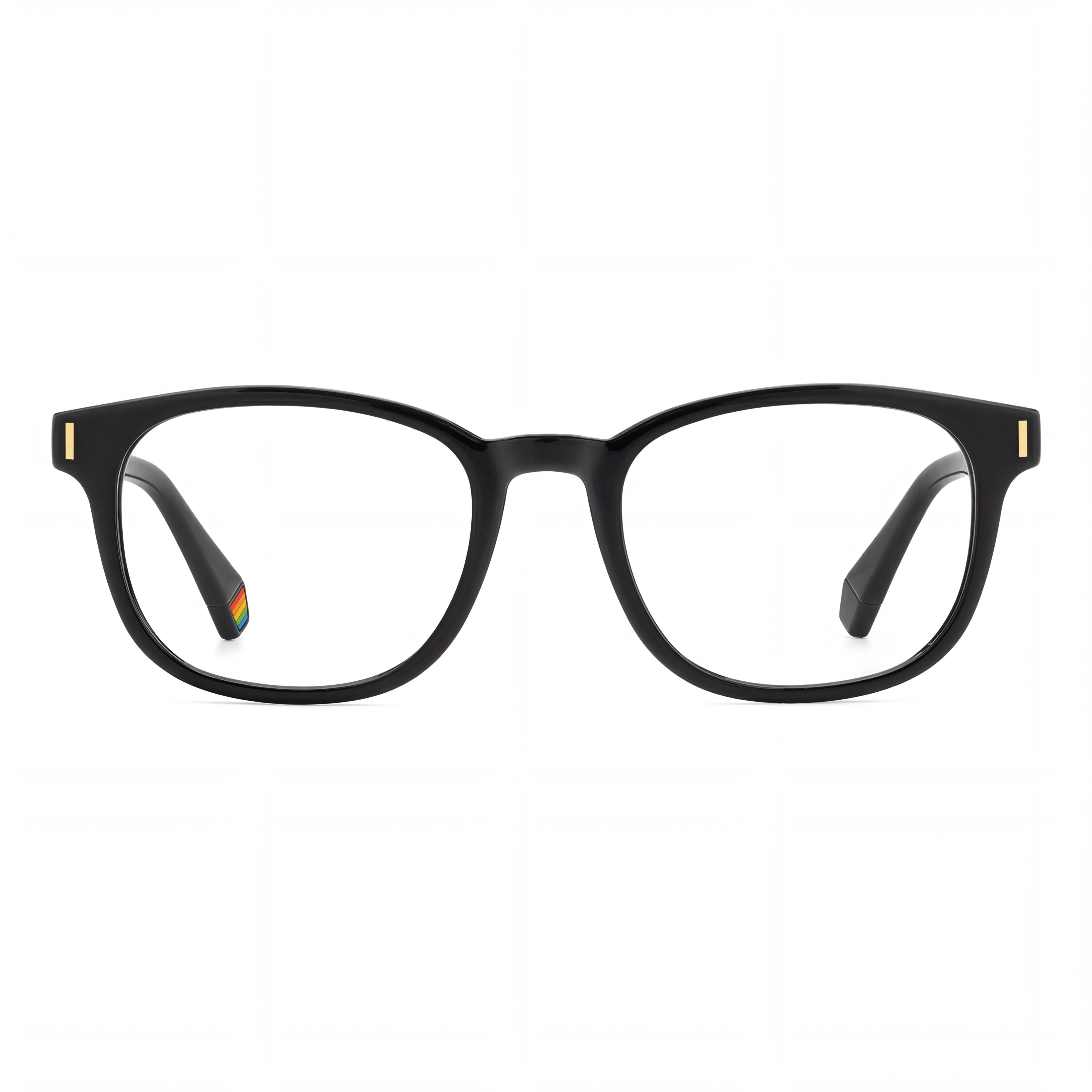 Polaroid Classic Unisex Black Plastic Frame with Black Polycarbonate Lenses Sunglasses 52mm Lens, 19mm Bridge, 145mm Temple, Photo 2