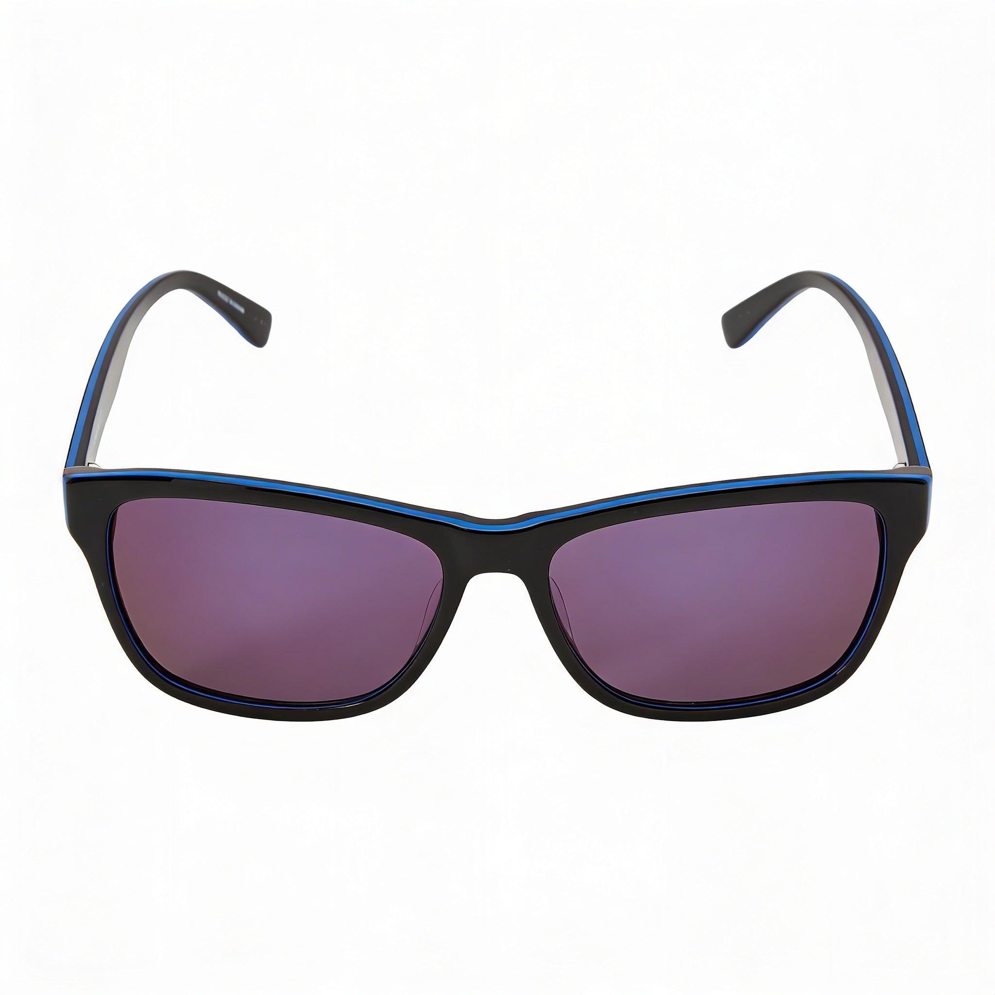 Lacoste Unisex Sunglasses, Lead Black Blue Plastic Frame, Brown Anti-Reflective Non-Polarized UV Lenses 55-16-140, Photo 2