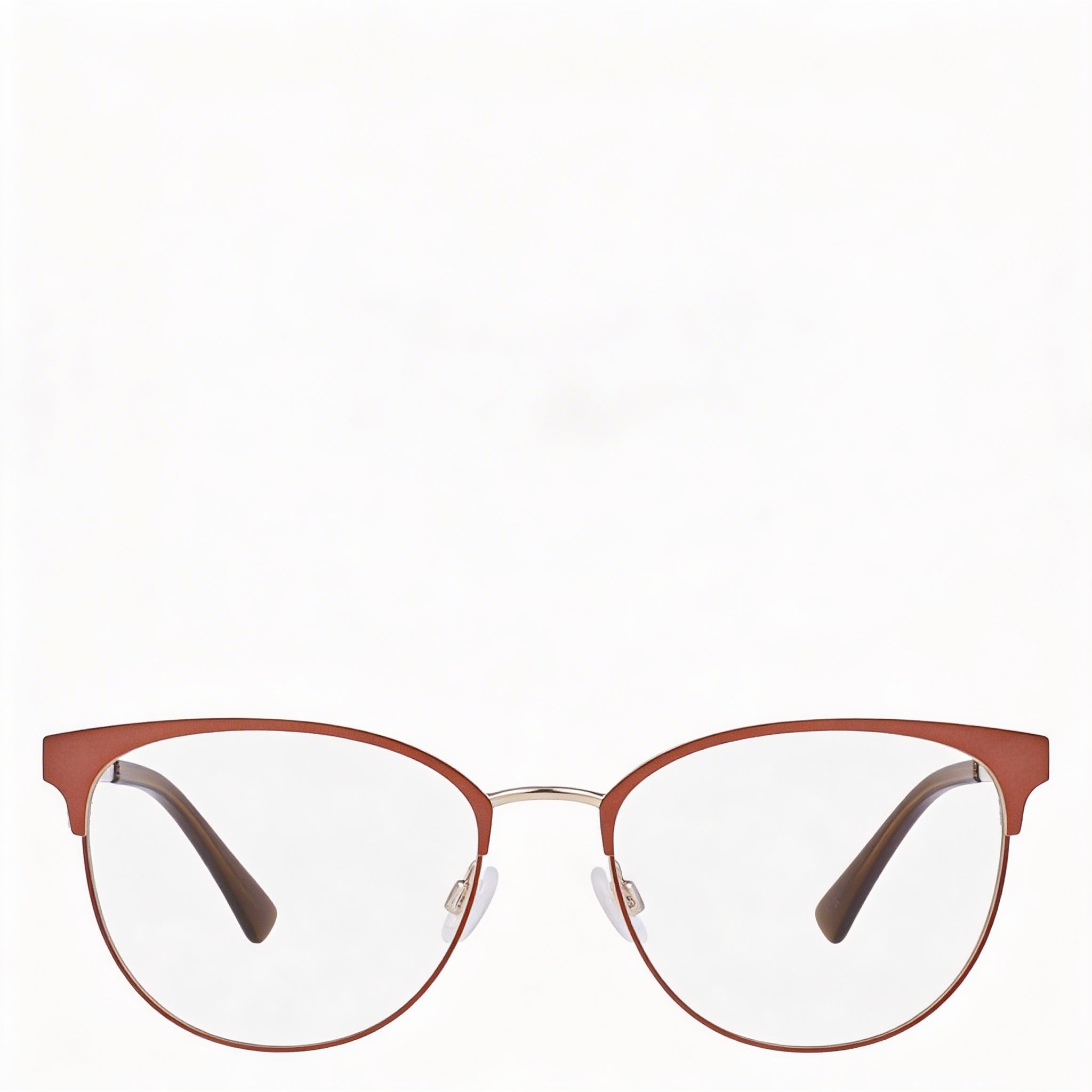 Anteojos Anne Klein Mocha para mujer con lentes de demostración transparentes. Los lentes se pueden reemplazar con lentes recetados personalizados., Photo 2