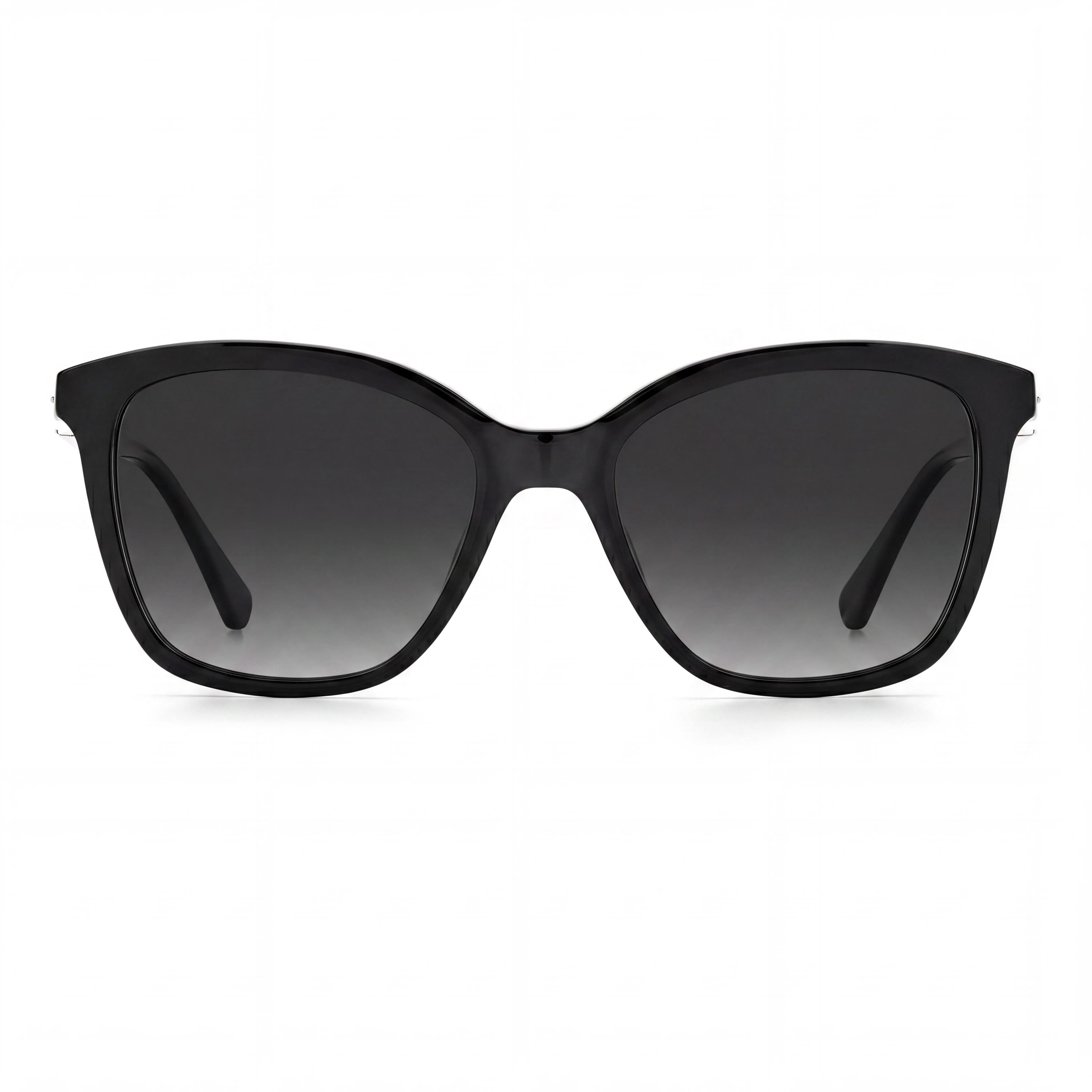 kate spade new york Reena/S Women's Acetate Frame Black 53mm Grey Shaded 100% UV Protection Sunglasses, Photo 2