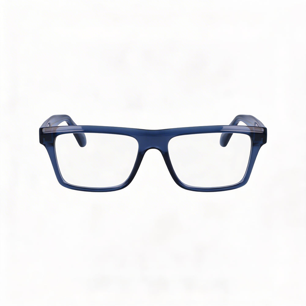 Ferragamo Sf2988 Men's Polarized Transparent Azure Metal Eyewear with Polycarbonate Lenses 54mm