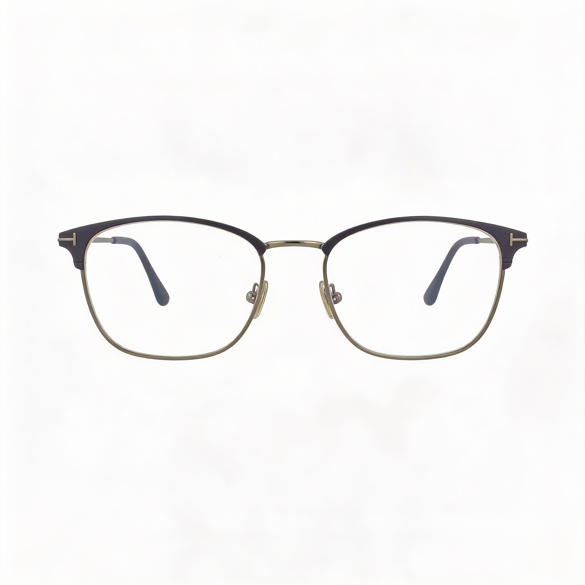 Gafas de sol Tom Ford FT5750-B para hombre, de metal, con protección contra la luz azul, en azul mate brillante y rutenio oscuro, 54 mm, Photo 2