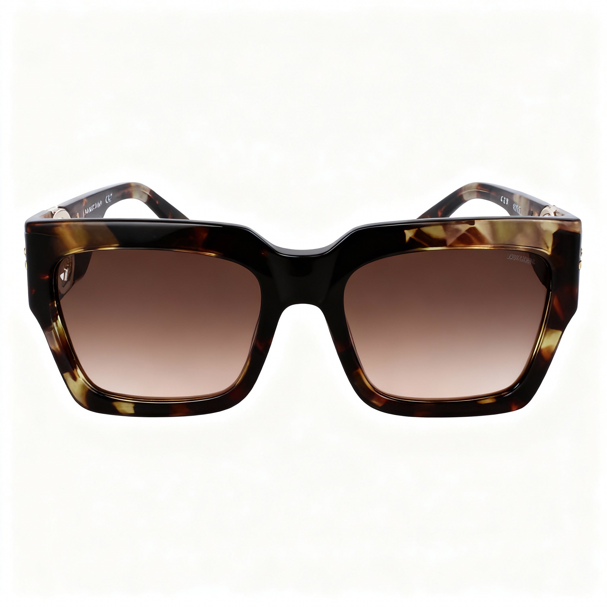 Longchamp LO735S Women's Modern Acetate Green Havana Non-Polarized UV Protection Sunglasses 55mm