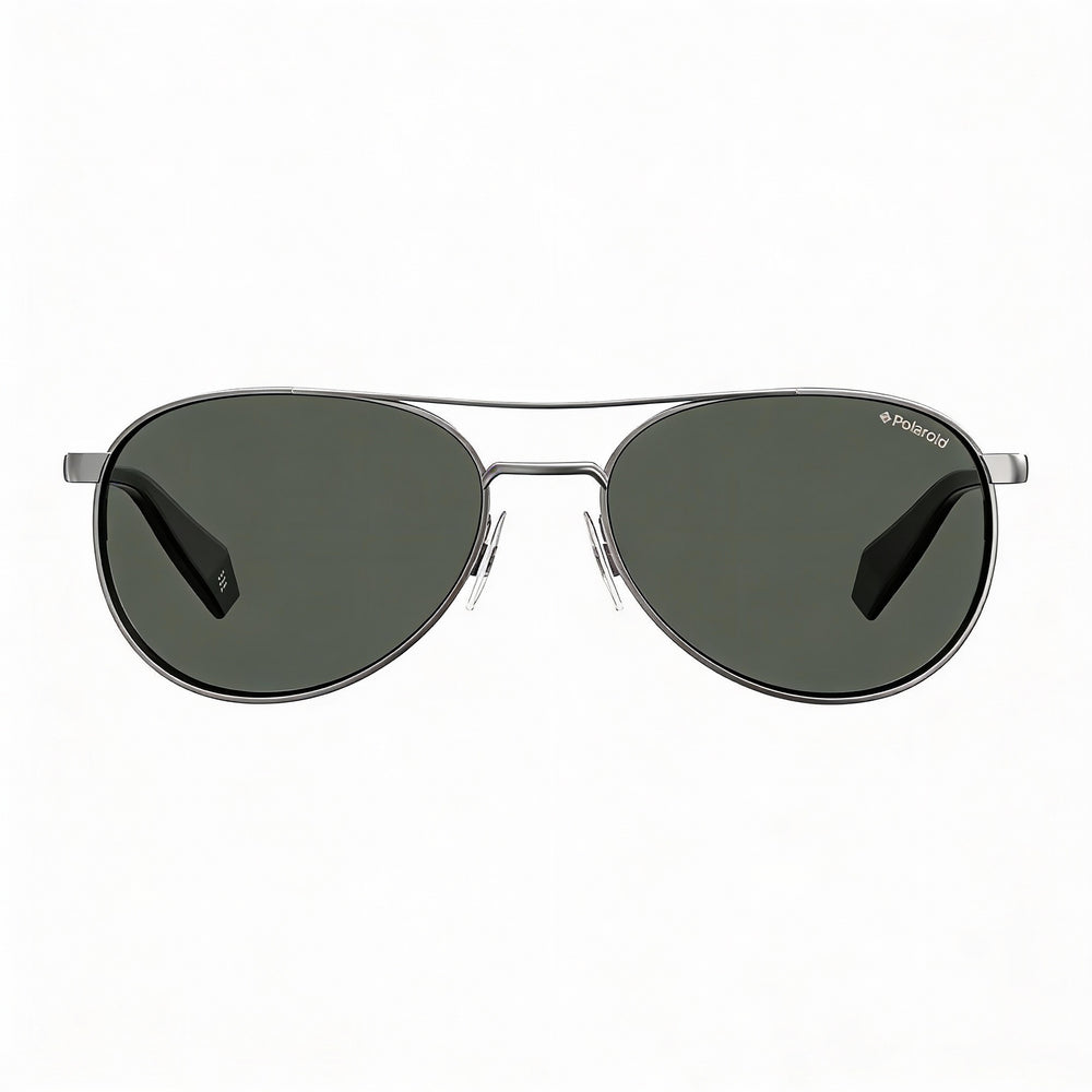 Polaroid Pld 6070/S/X Women's Pilot Stainless Steel Ruthenium Polarized Grey UV Protection 56mm Sunglasses