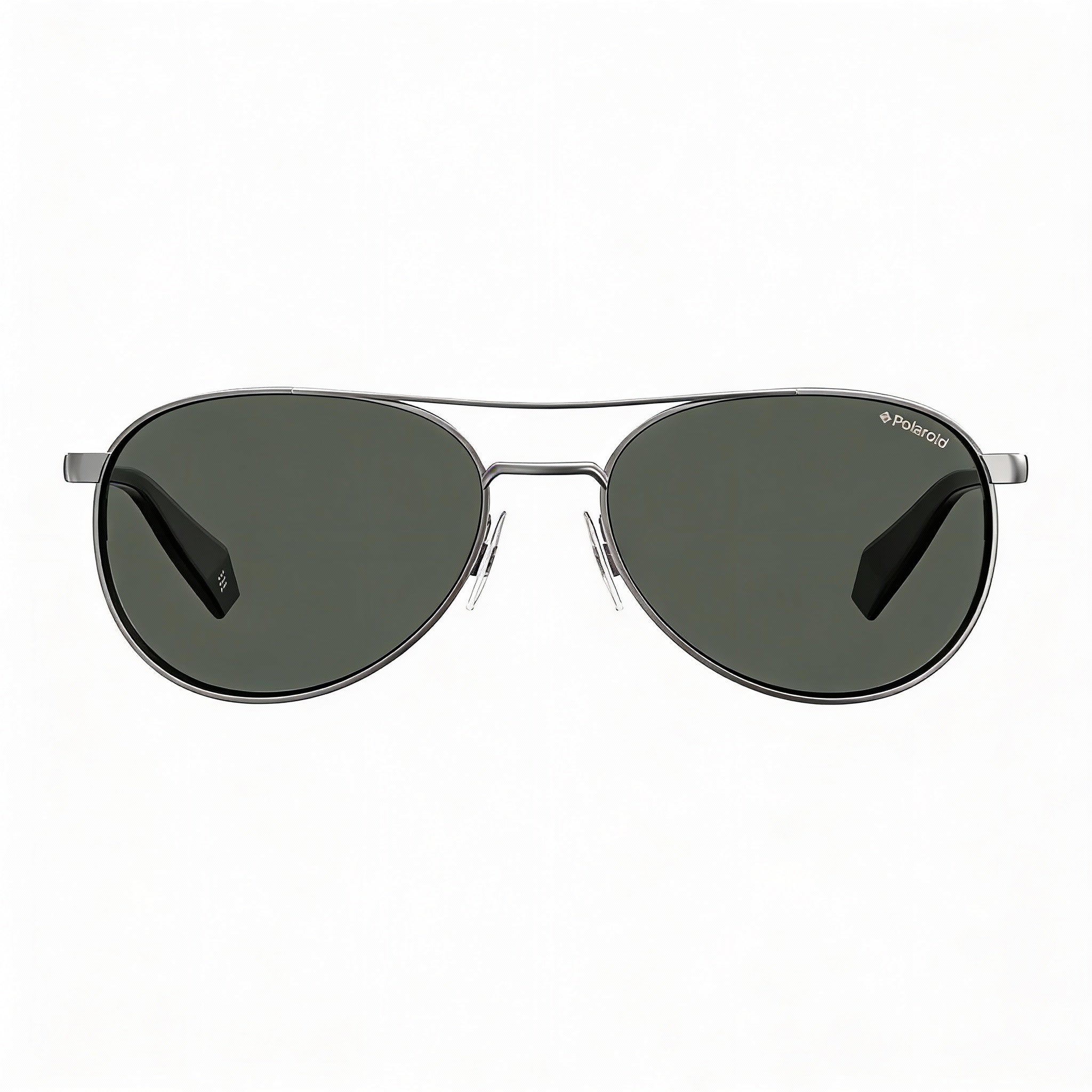 Polaroid Pld 6070/S/X Women's Pilot Stainless Steel Ruthenium Polarized Grey UV Protection 56mm Sunglasses