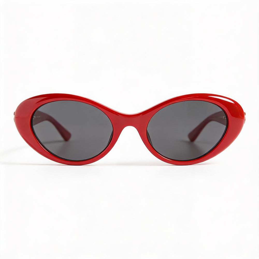 Gafas de sol Versace con montura geométrica unisex de acetato multicolor y lentes gris oscuro de 53 mm