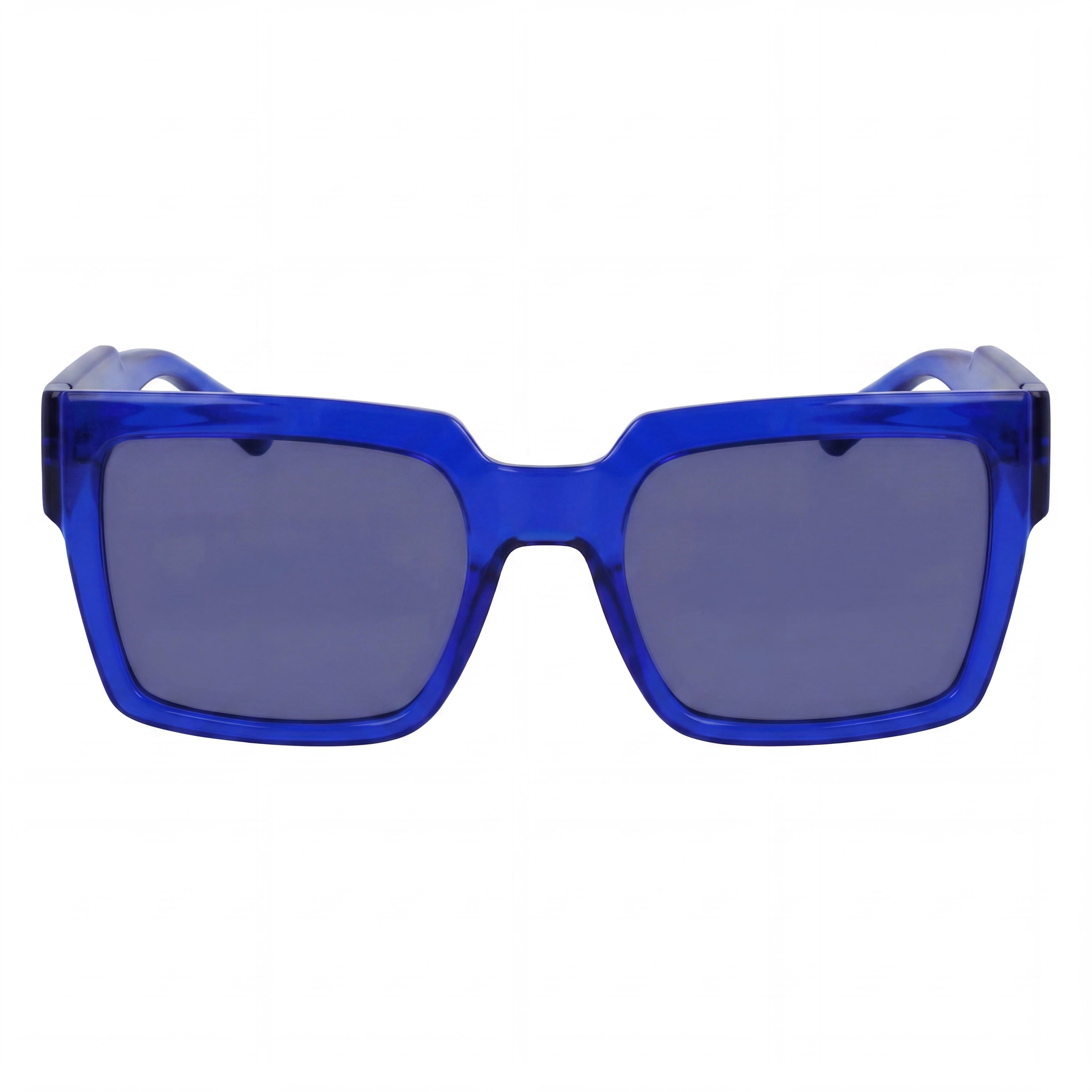 Calvin Klein Jeans Ckj23622s Unisex Blue Plant Based Resin Modified Rectangular RXable 100% UV Non-Polarized 53mm Sunglasses, Photo 2