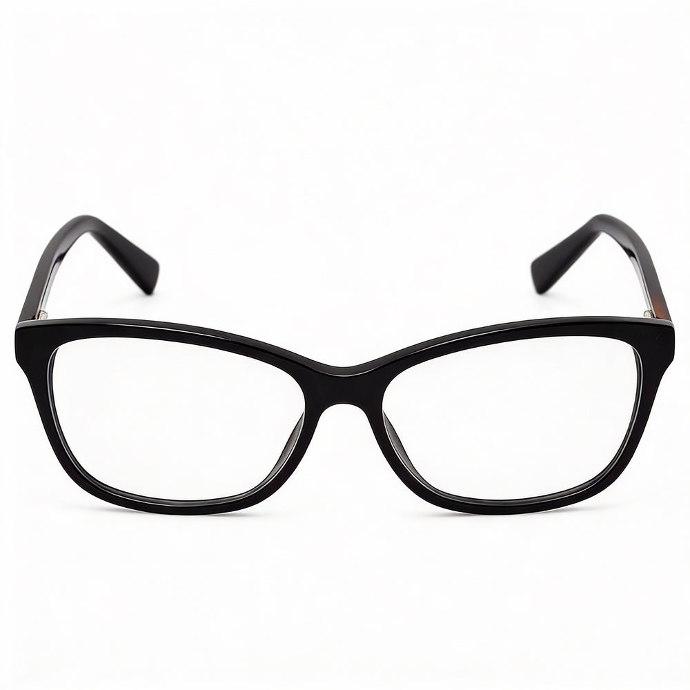 Pierre Cardin Pc 8420 Pga 53 - Montura de plástico color Havana negro para mujer, lentes transparentes, no polarizadas, 53 mm