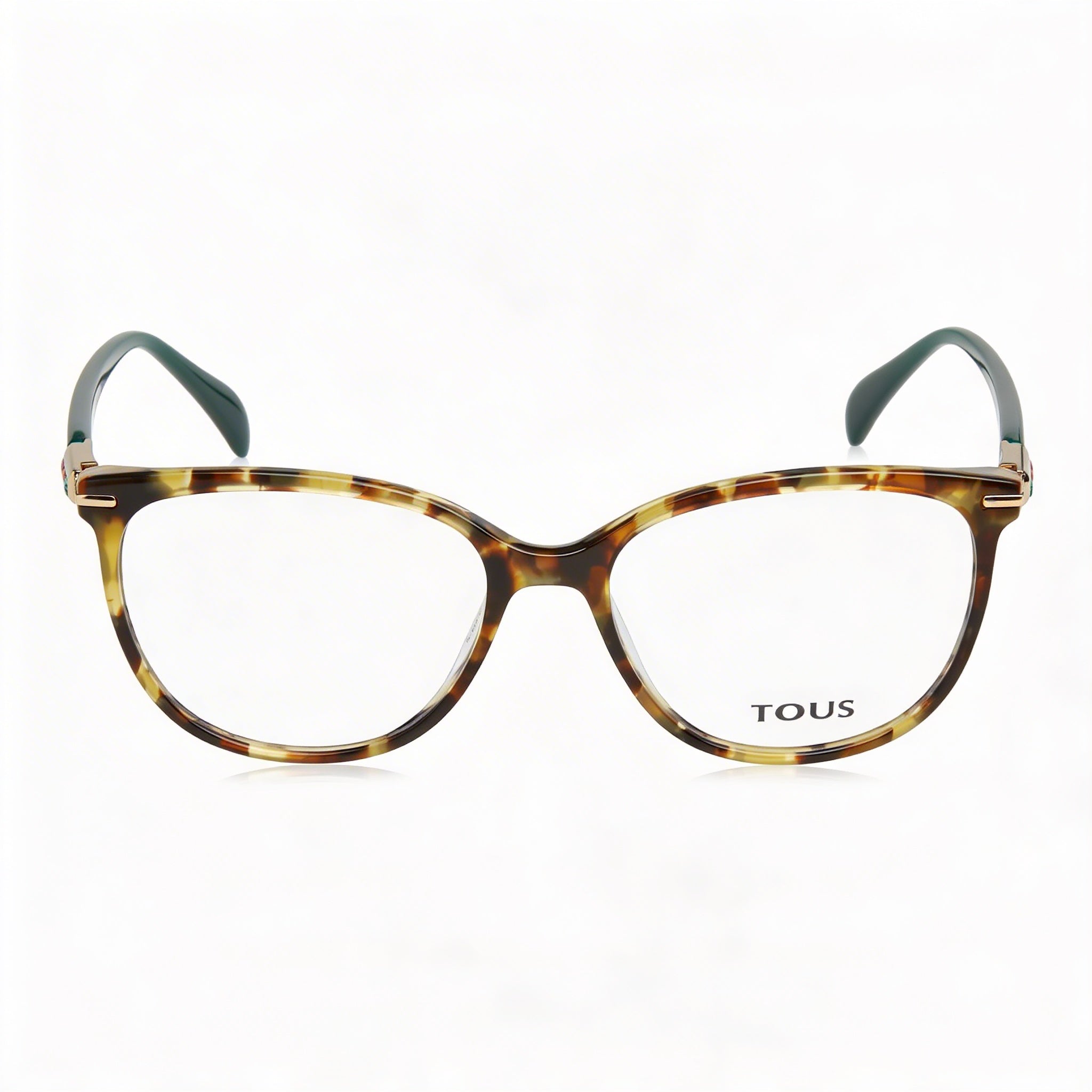 TOUS Classic Women's Acetate Optical Frames in Brown Havana with Demo Lenses, Size 53-16-135mm, Photo 2