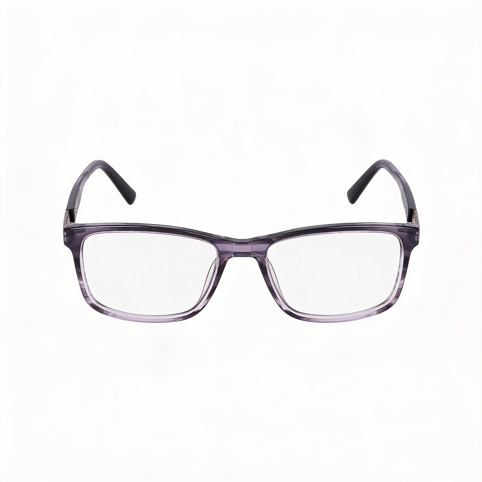 Nautica N8177 Men's Eyeglasses with Metal Frame in Dark Grey Horn and Clear Lenses 53mm, Photo 2