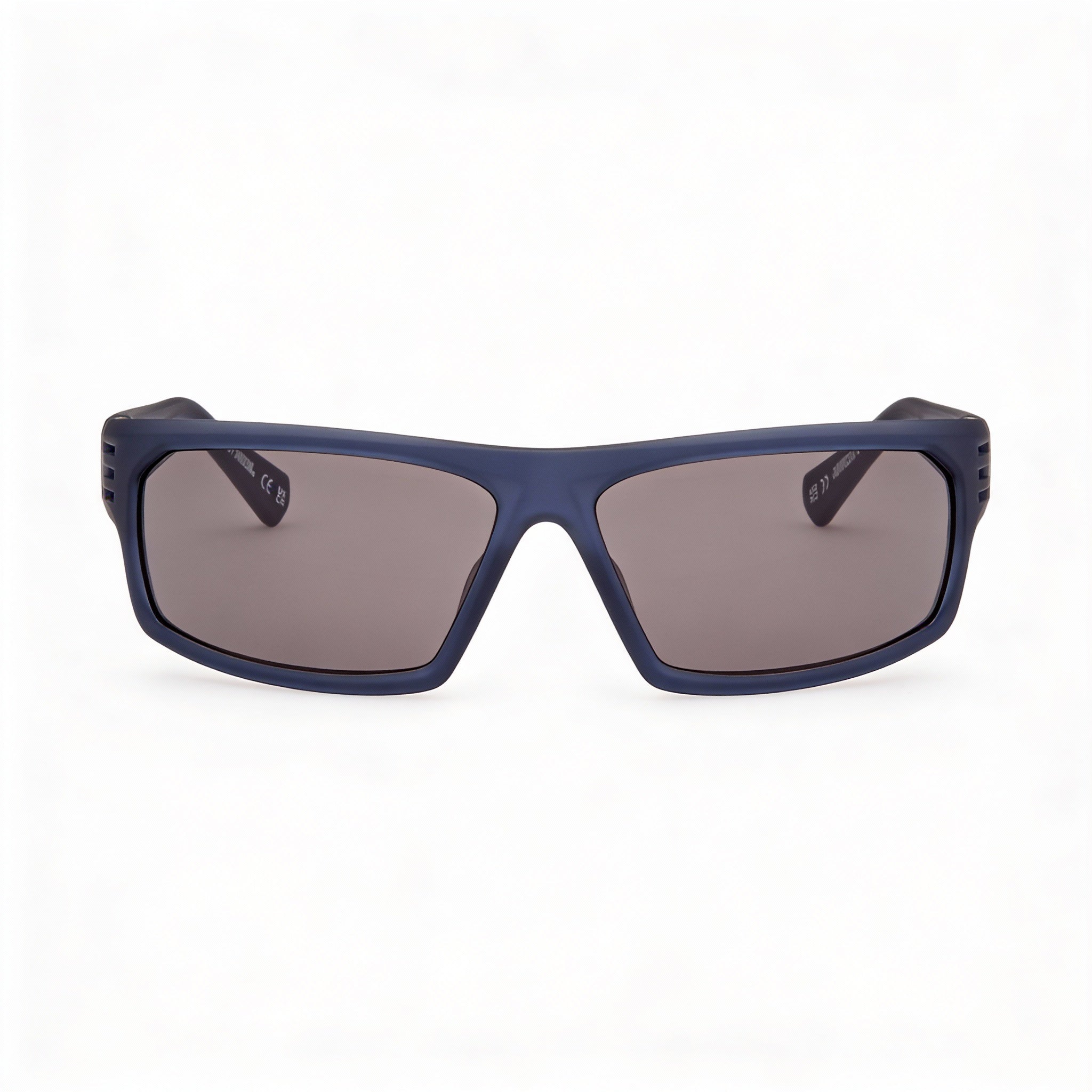 Harley-Davidson Hd0983x Men's Injected Matte Blue Wrap Polarized Smoke UV Protected Eyewear 64-14-130, Photo 2