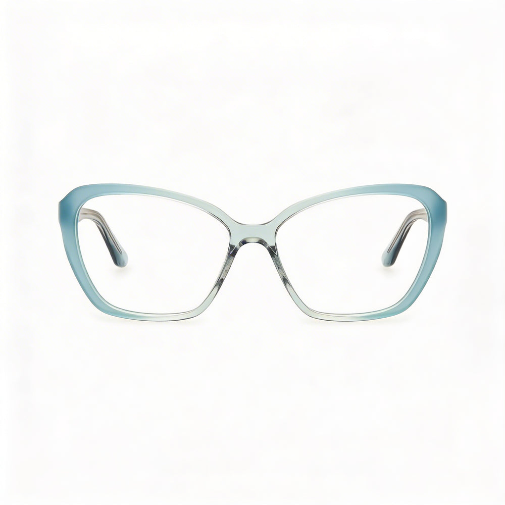 Gafas de sol Marcolin GU50115 de plástico para mujer con montura turquesa degradada y lentes multicolor, 2-14-140
