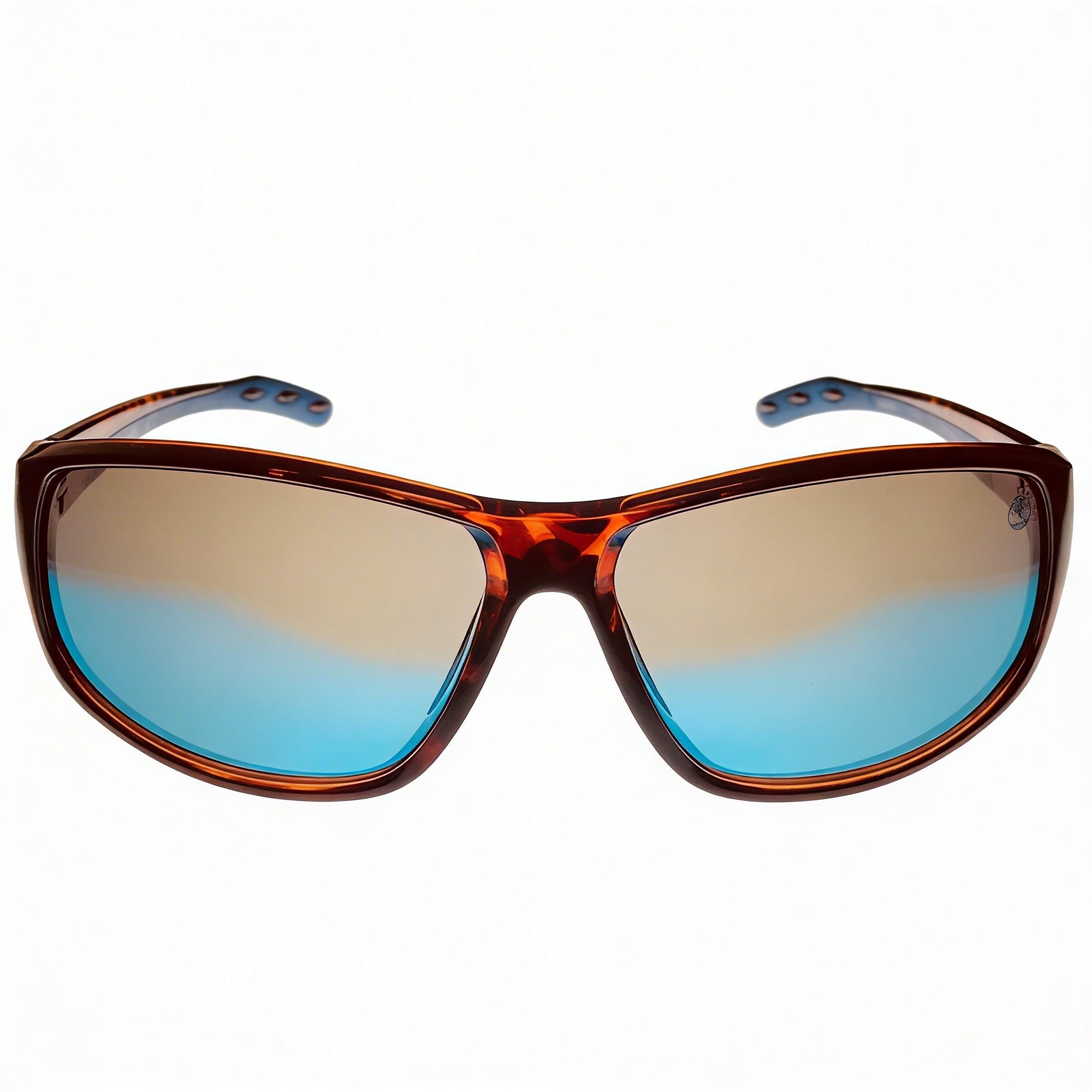 Timberland Men's Rectangle Wrap Plastic Frame & Lens Polarized UV Protection Sunglasses - Dark Havana Frame, Smoke Lens, 65mm, Photo 1