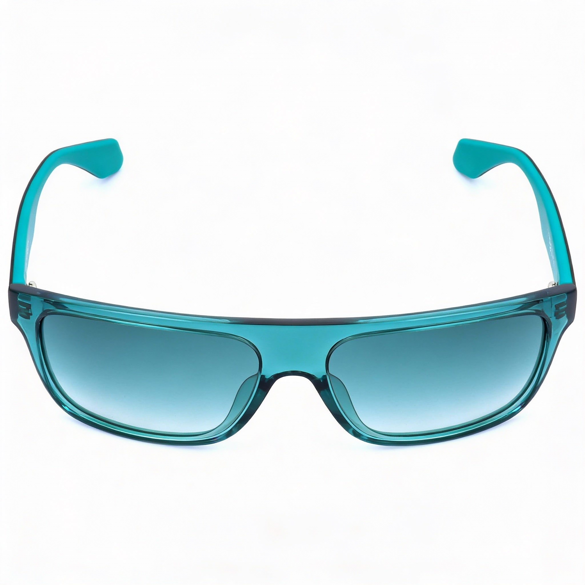 adidas Originals Modern Sunglasses for Men with Multicolor Acetate Frame and Blue Gradient Plastic Lenses, Photo 2