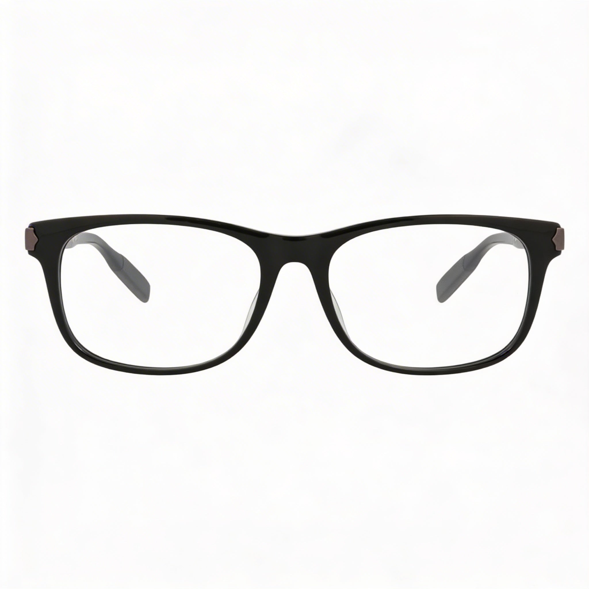 MONTBLANC Established Men's Black Plastic Full Rim Rectangular Rx-Able Eyeglasses with Clear Acetate Lenses 56-18-150, Photo 2