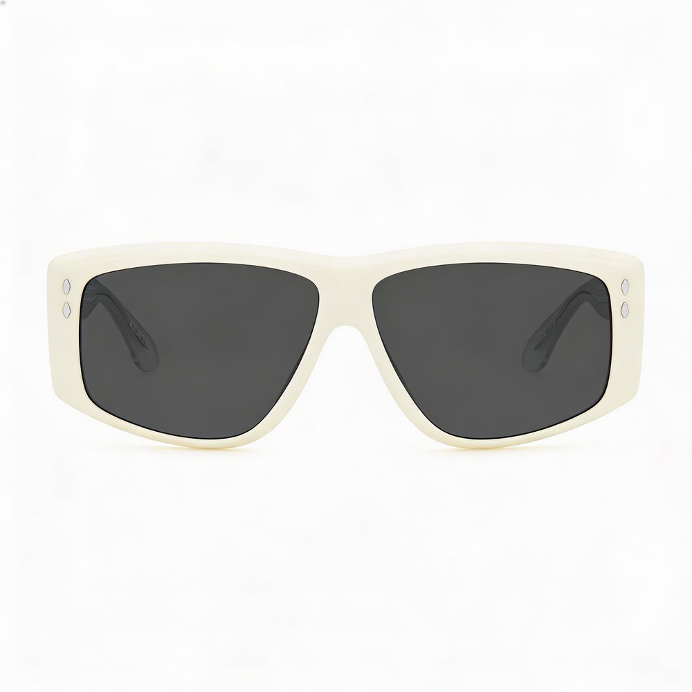Gafas de sol Isabel Marant Modern para mujer, de acetato marfil, sin polarizar, con protección UV, 61 mm