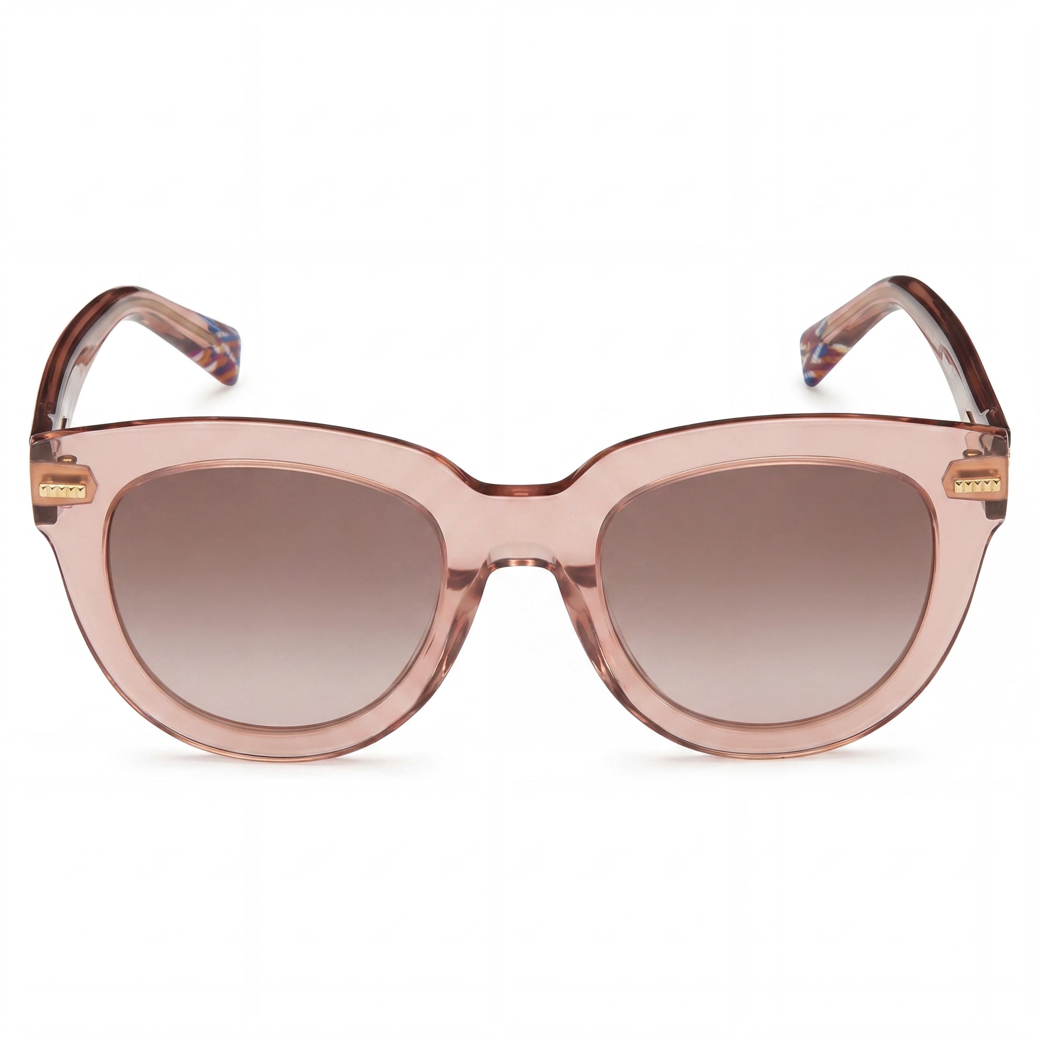 M Missoni Modern Women's Nude Acetate Frame Polycarbonate Lens UV Protection Sunglasses with 51mm Lens Width, Photo 2