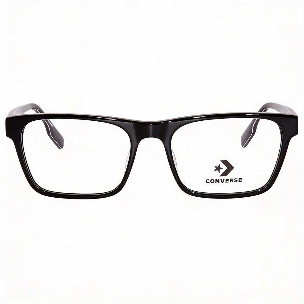 CONVERSE CASUAL Unisex Black Propionate Frame Optical Eyeglasses, 54mm Lens Width
