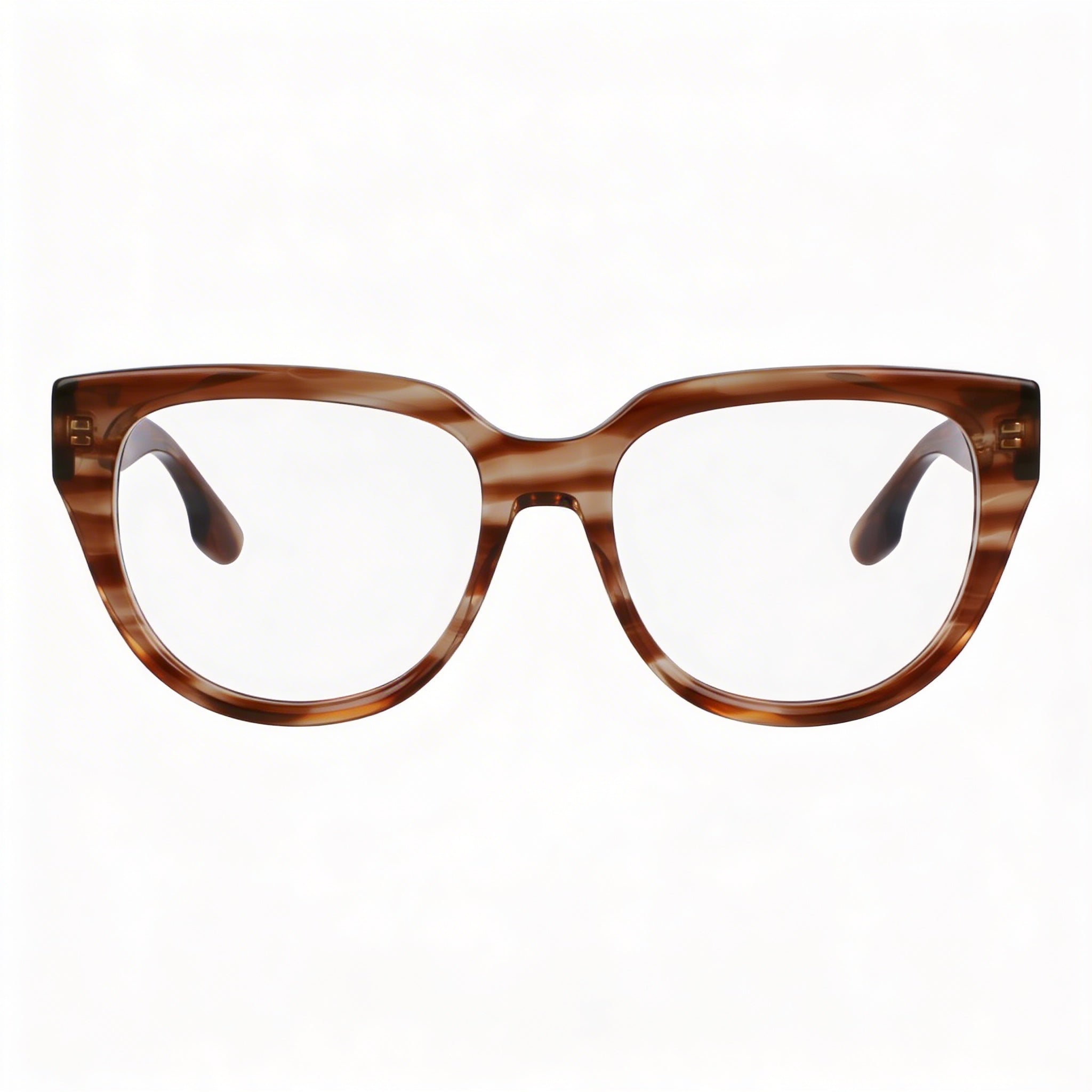 Victoria Beckham Vb2674 Gafas de Mujer de Rayas Marrones Aptas para Prescripción Tamaño 53-17-140, Photo 2