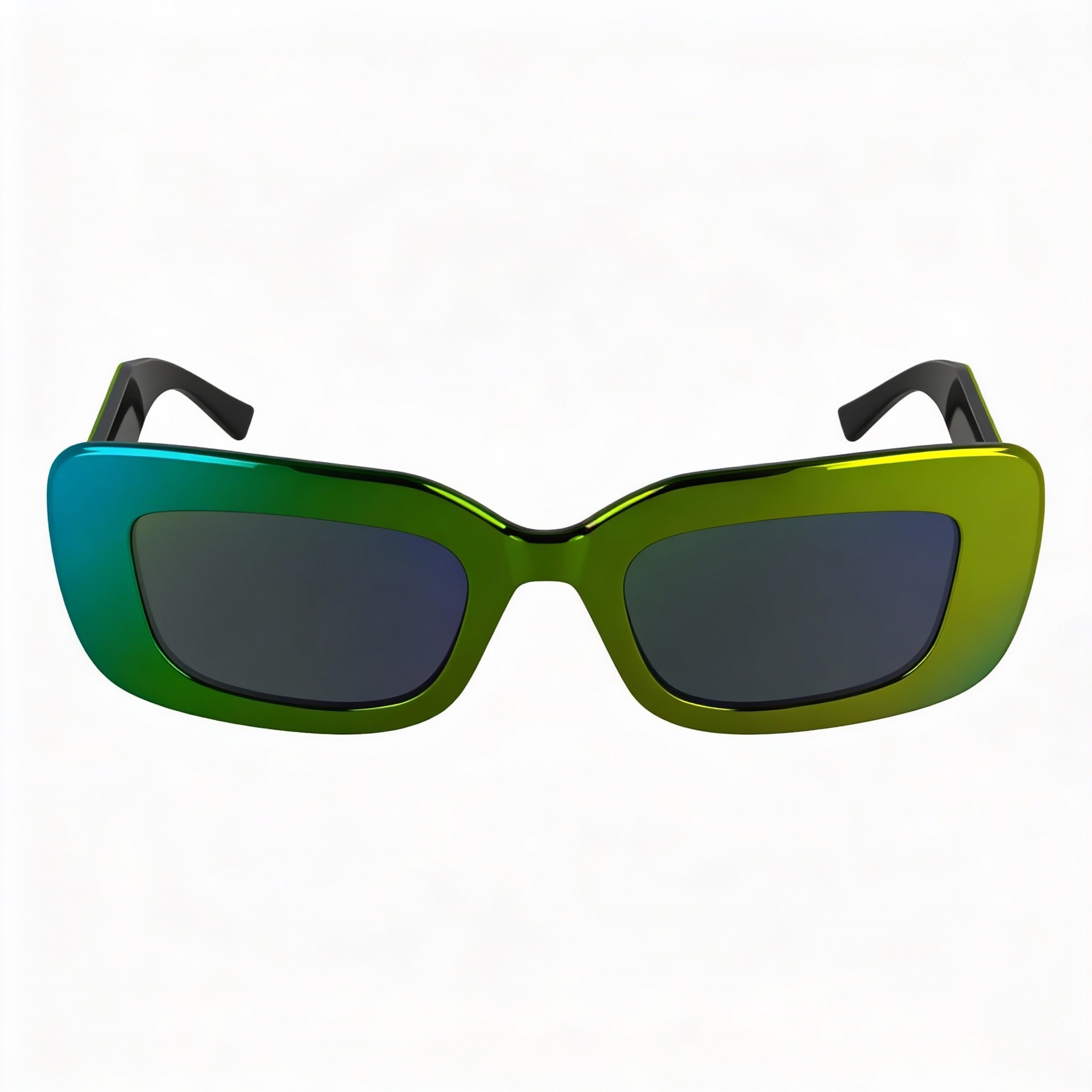Karl Lagerfeld Kl6164s Women's Plastic Eyewear Mirror Green Frame Smoke Green Mirror Lenses Non-Polarized UV Protection Size M, Photo 2