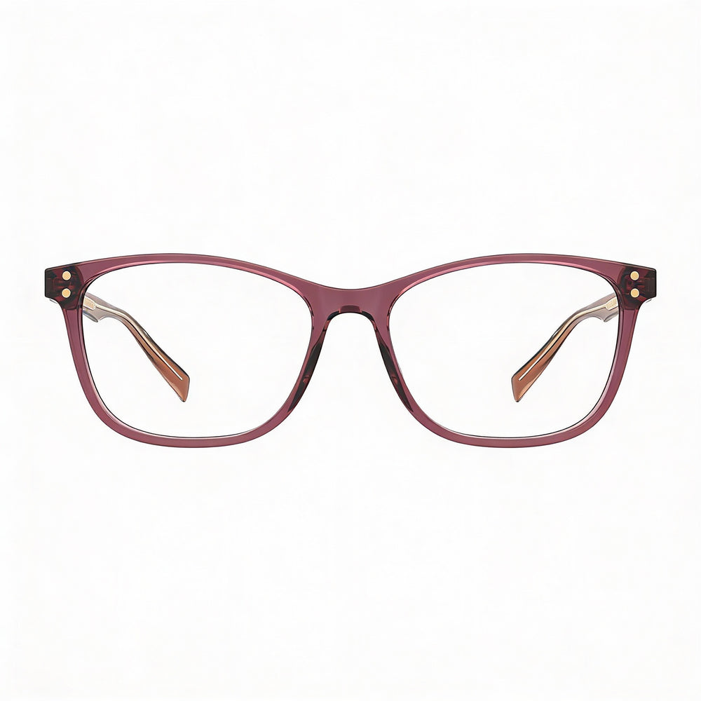 Levi's Women's Lv 5015 Pink Polymethyl Methacrylate Frame Plastic Lens Prescription Ready Eyeglasses 53mm