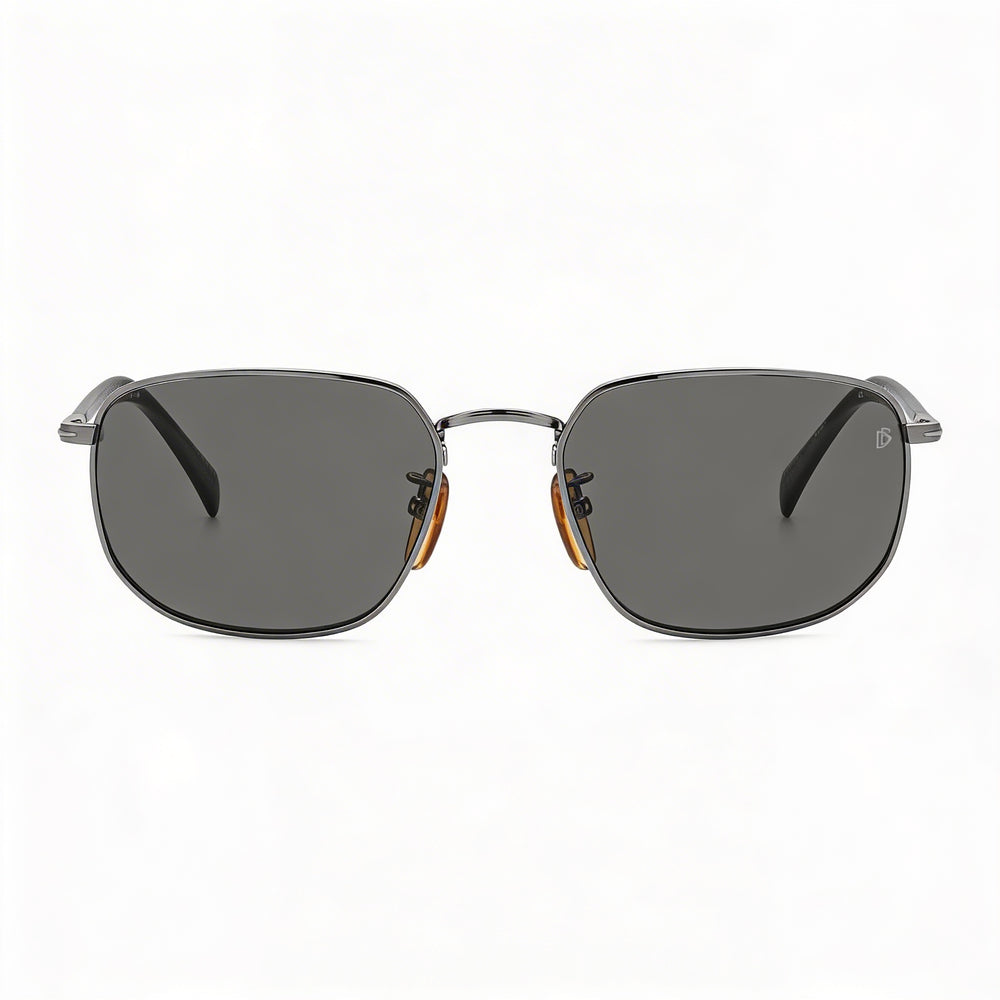 Beckham Db 1143/S Women's Grey Stainless Steel Sunglasses, Grey UV Lenses 57mm