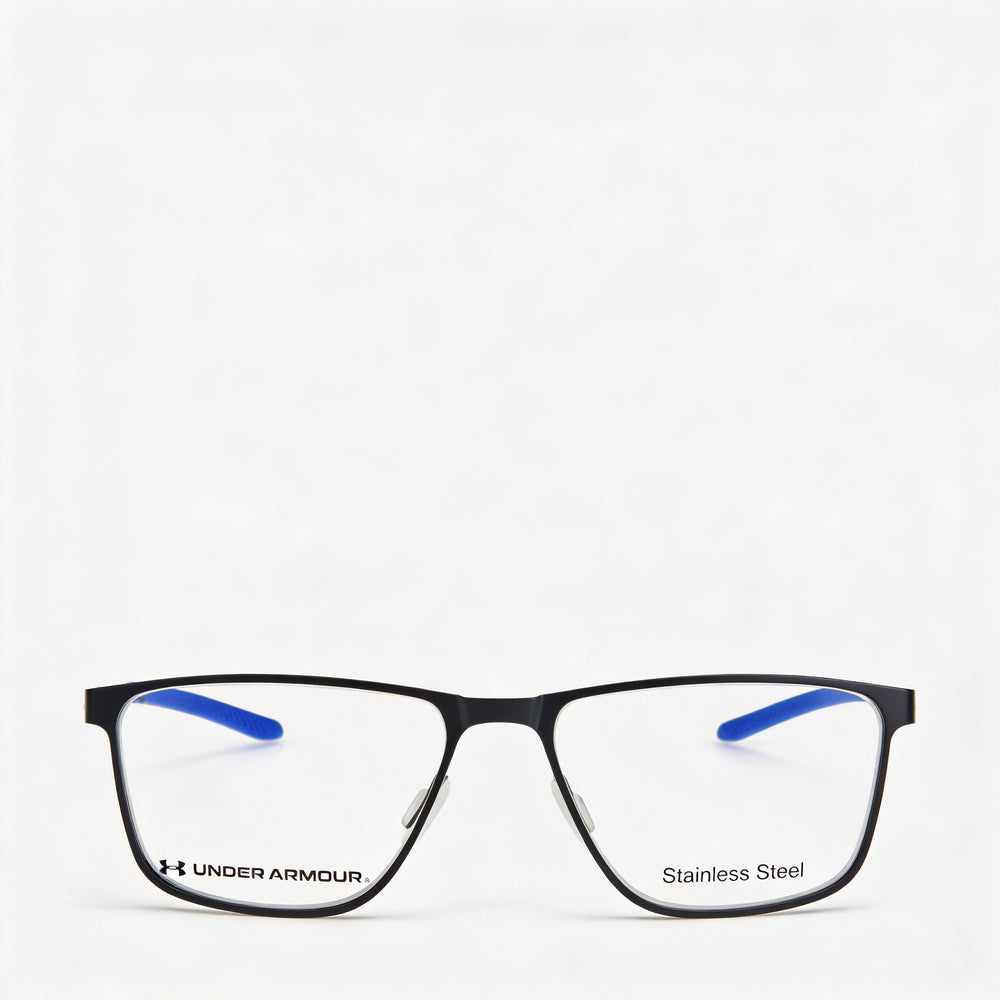 Under Armour Casual Men's Matt Black Alloy Steel Frame Non-Polarized Polycarbonate Lens Sunglasses 54mm