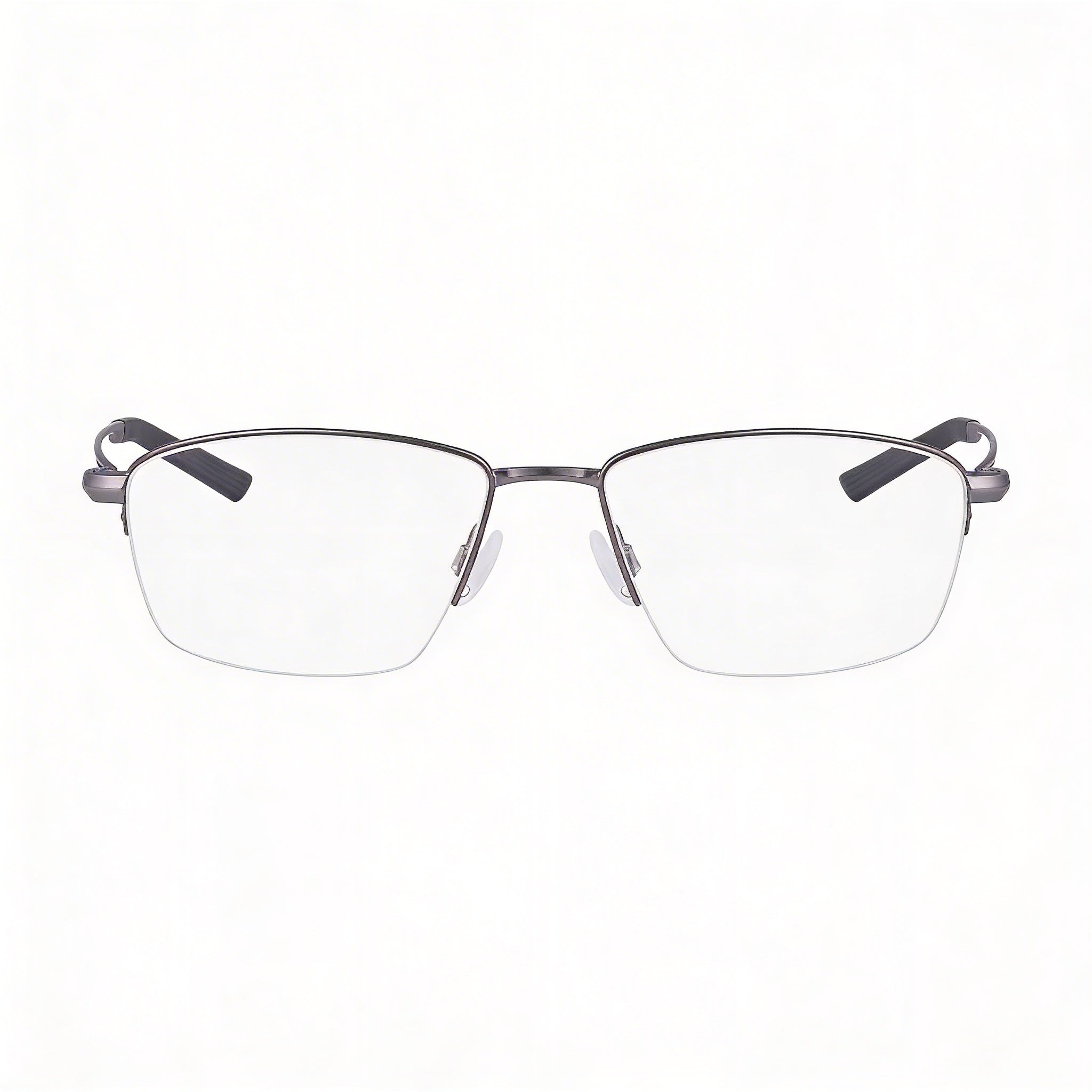 Nike 6045 Gunmetal Rectangle Unisex Eyeglasses, Titanium 52mm, Photo 2