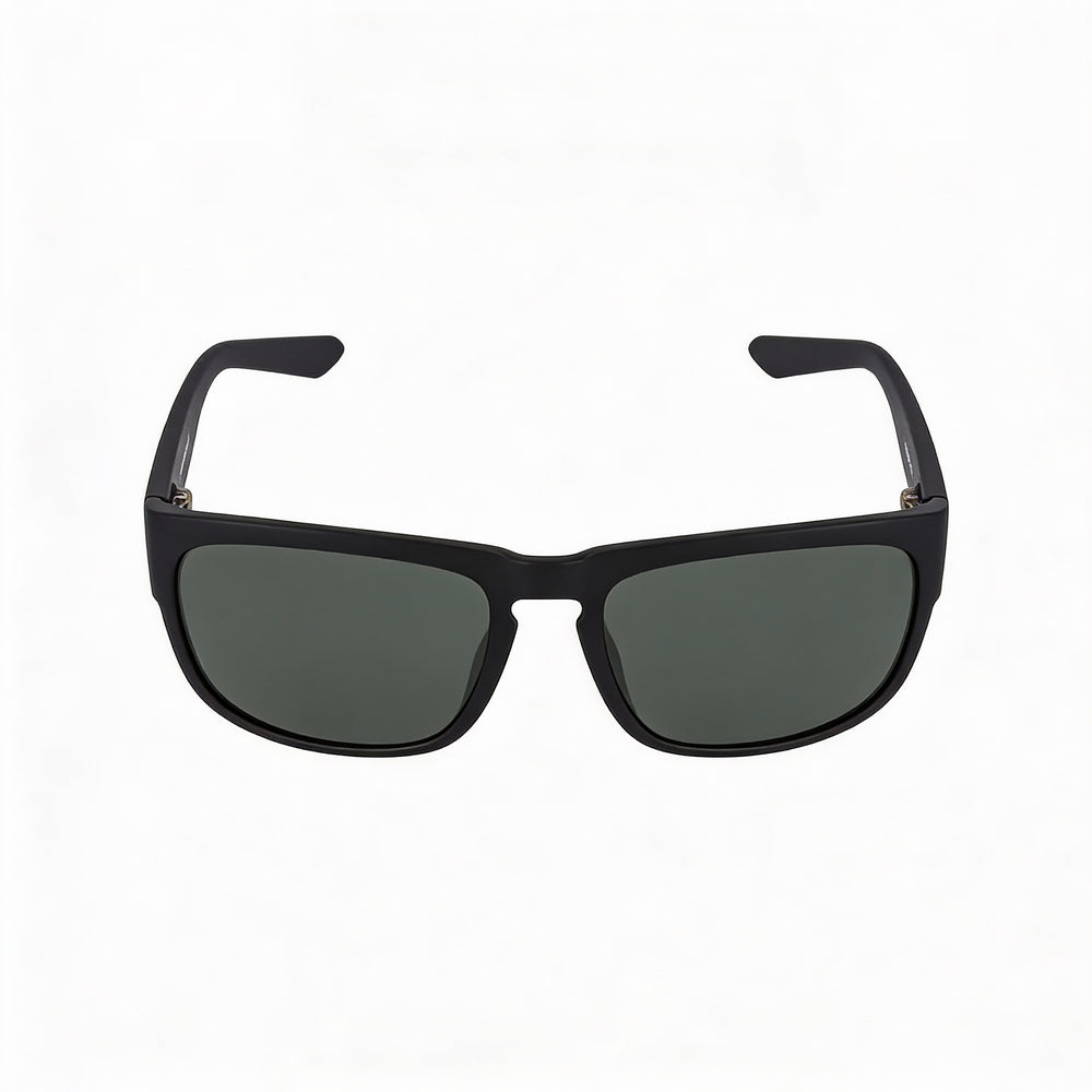 Dragon Alliance DR RUNE Unisex Matte Black Plastic Sunglasses with Green UV Protected Non-Polarized Lenses 58mm