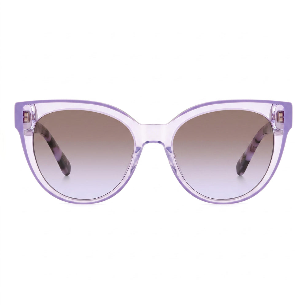 Gafas de sol de mujer kate spade new york Javana/G/S con montura de acetato violeta y lentes de doble tono marrón violeta de 53 mm
