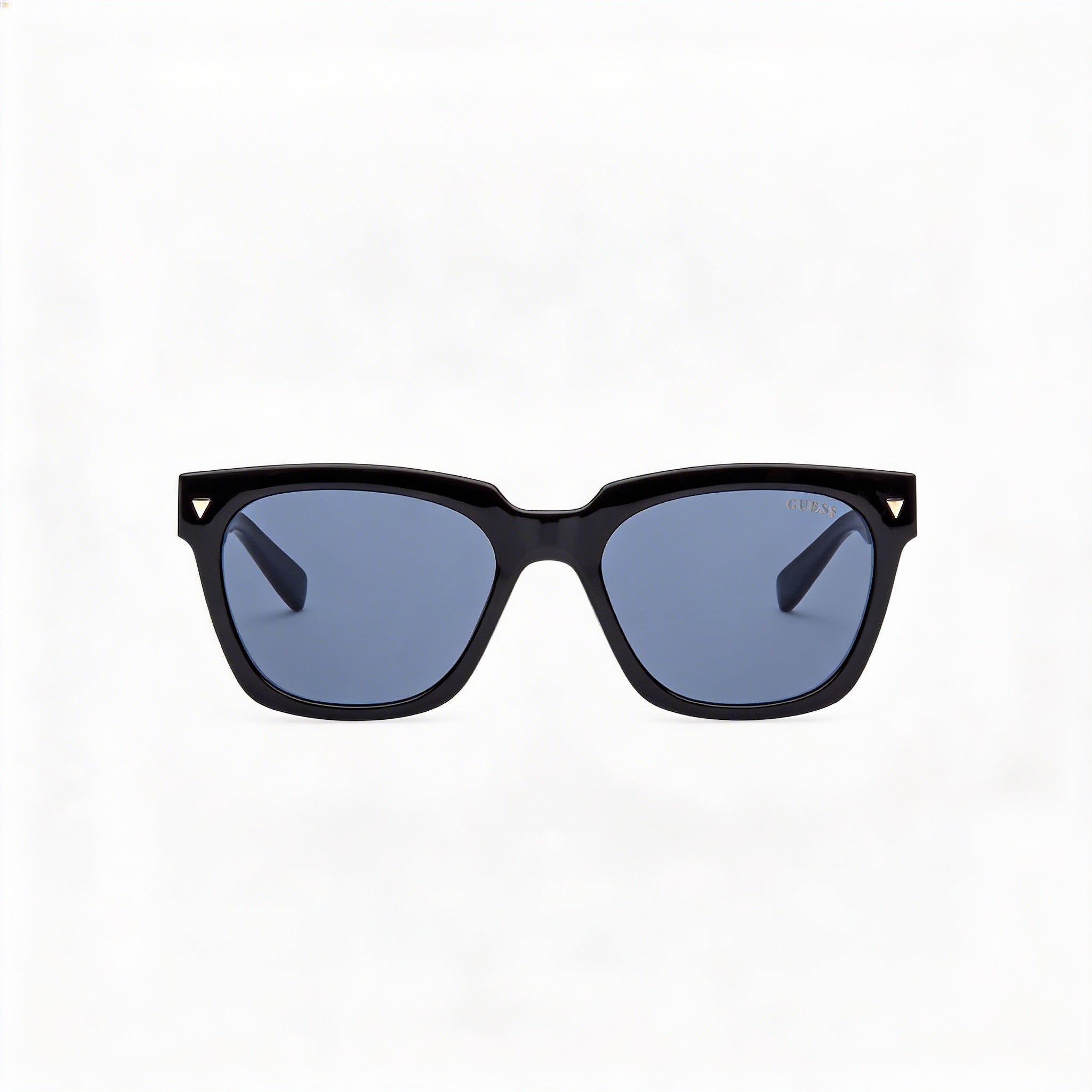 Guess GU8265 Unisex UV Protective Non-Polarized Sunglasses, Injected Black Blue Frame, Black Polycarbonate Lens, 53-19-150mm, Photo 2