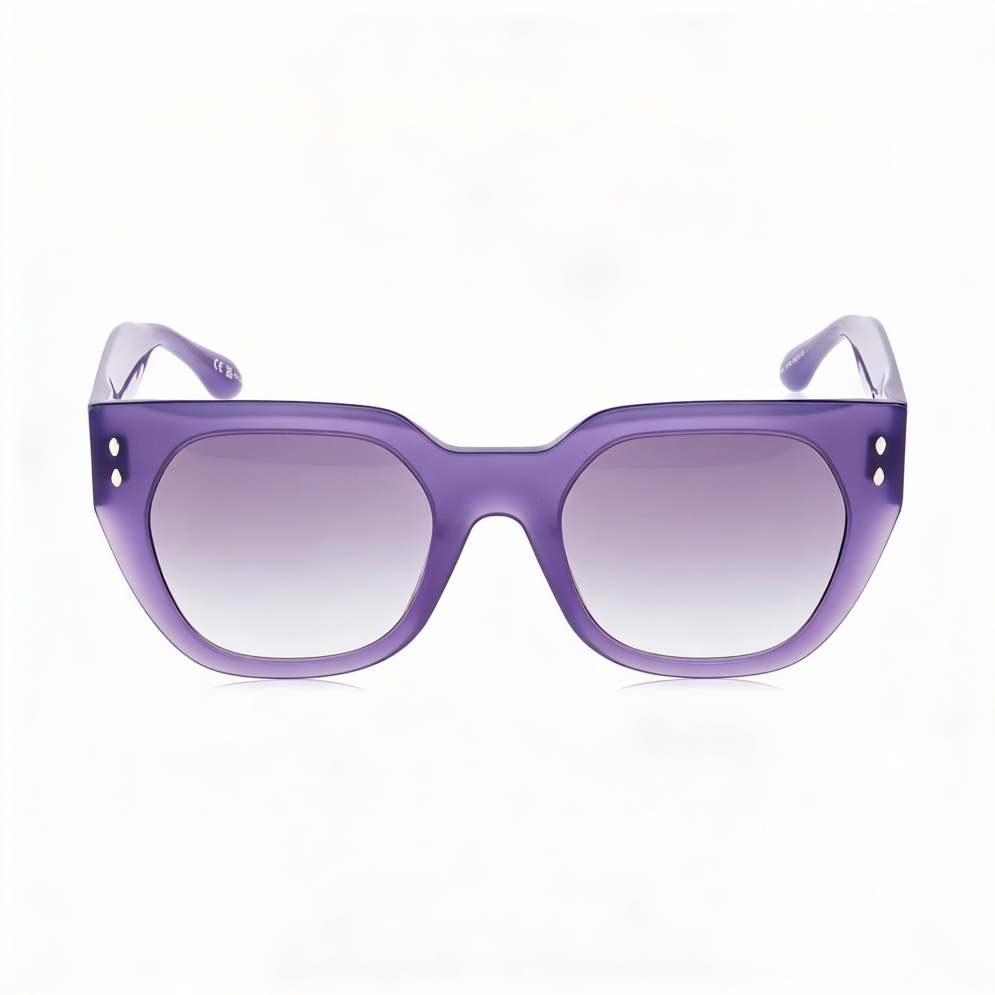 Isabel Marant Gafas de Sol de Acetato Modernas para Mujer Lilas Grises de Acetato con Lentes Sombreadas Gris Oscuro de 53 mm, Photo 2