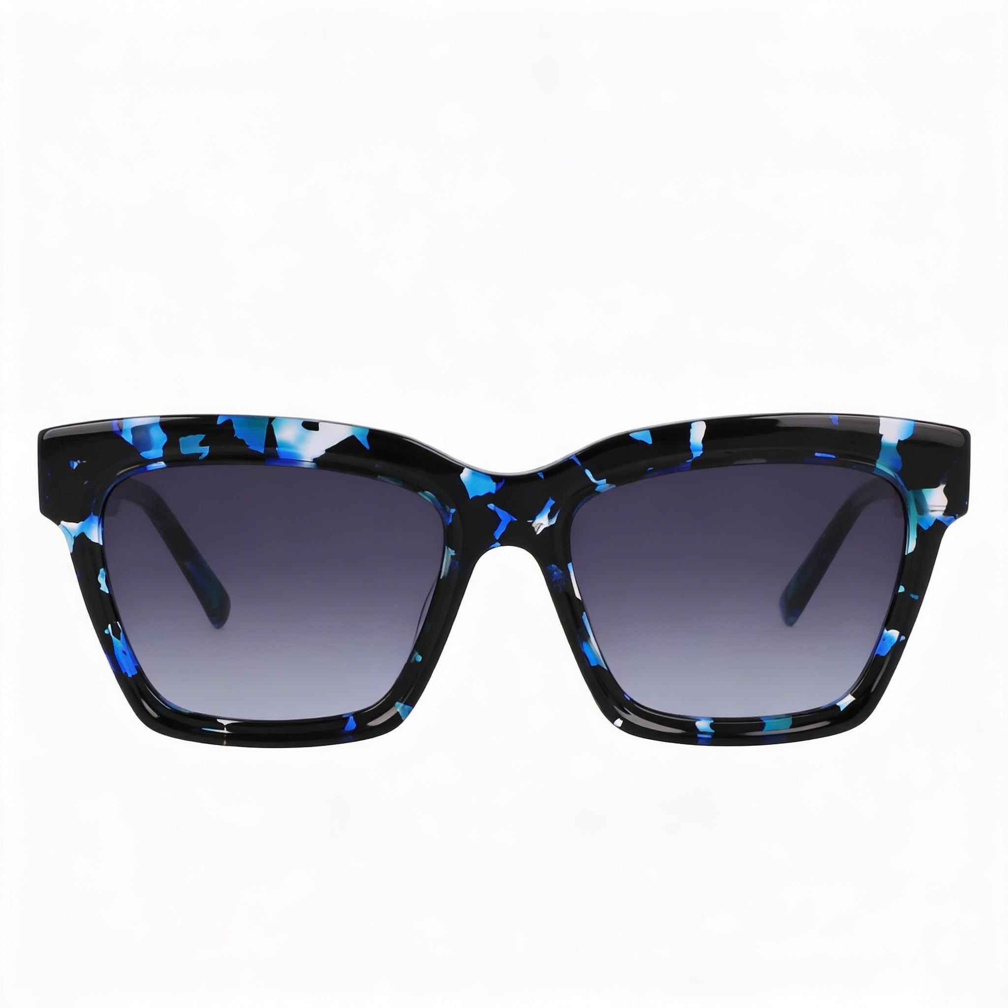 DKNY Dk551s Sunglasses for Women, Sapphire Tortoise Plastic Frame with UV Protection, 53mm Lens Width, Photo 2