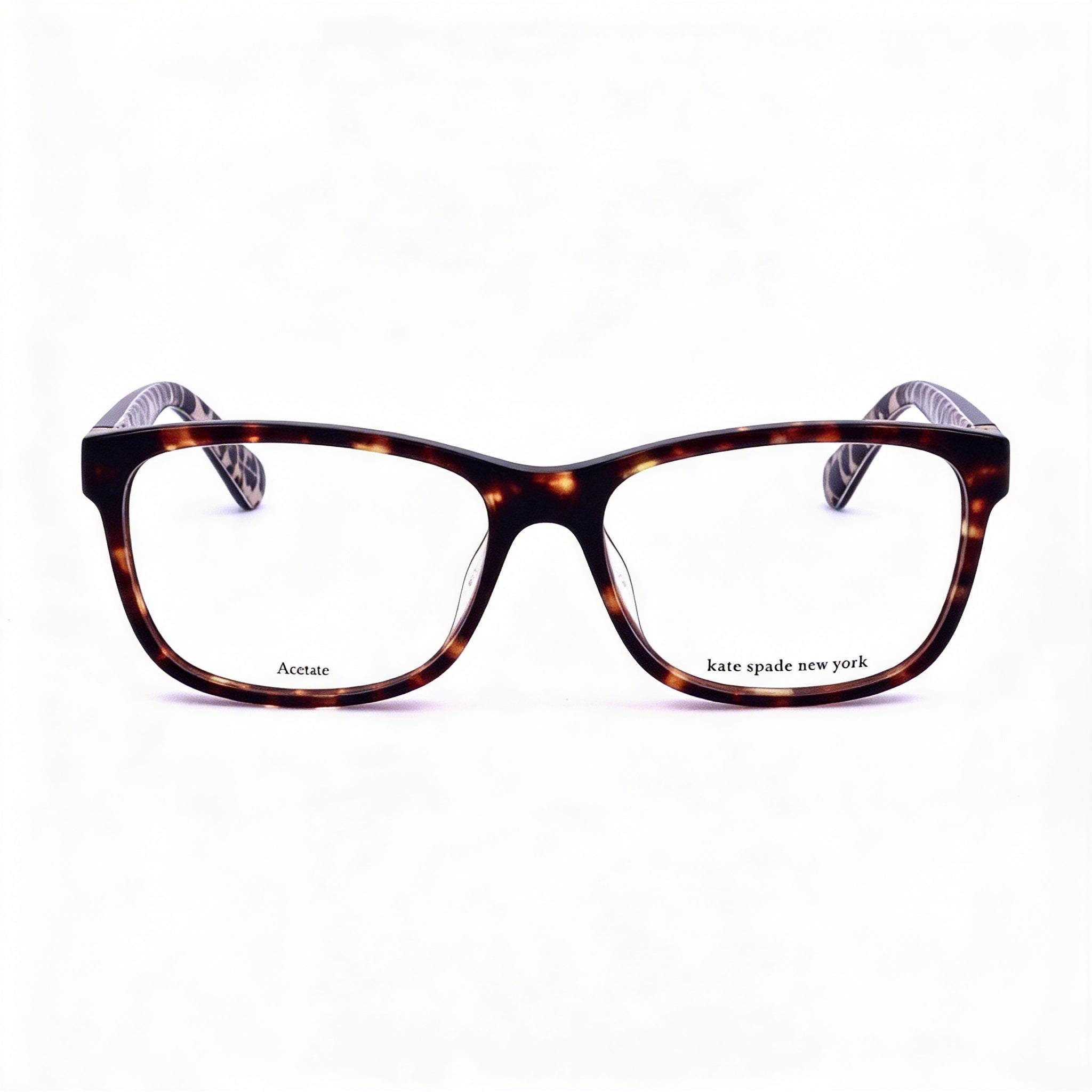 kate spade new york Calley Gafas polarizadas de acetato para mujer Havana Pattern Beige 52mm, Photo 2