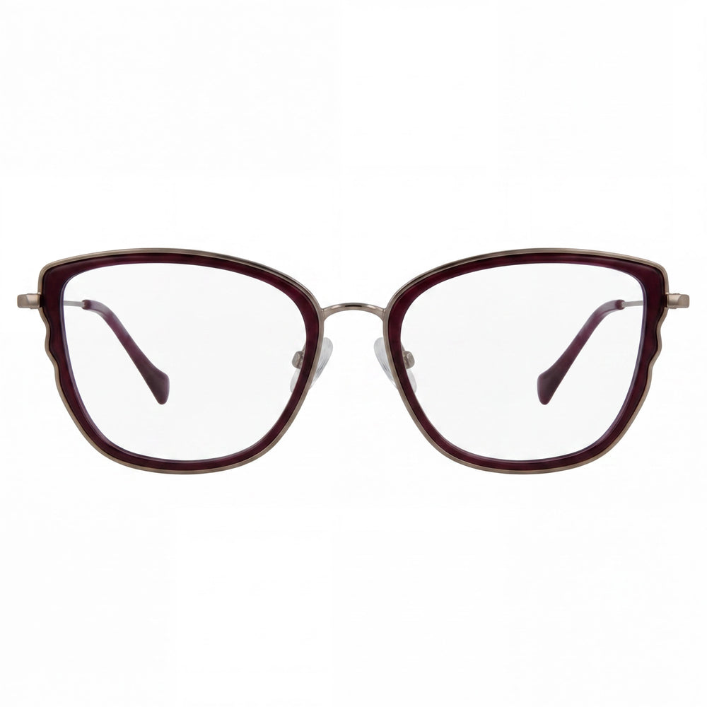 Lucky Brand D116 Women's Purple Metal Frame with Polarized Plastic Lenses 54-19-140mm Size
