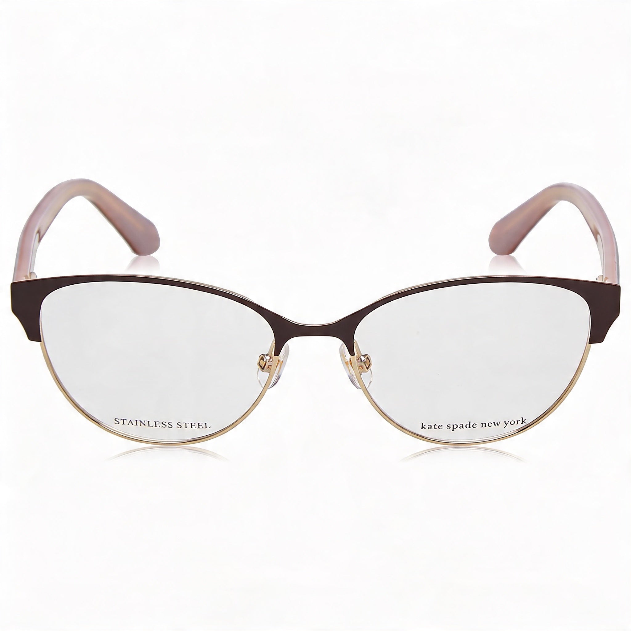 kate spade new york Emelyn Gafas de Mujer de Acero Inoxidable Marrón con Lentes de Demostración 52mm, Photo 2