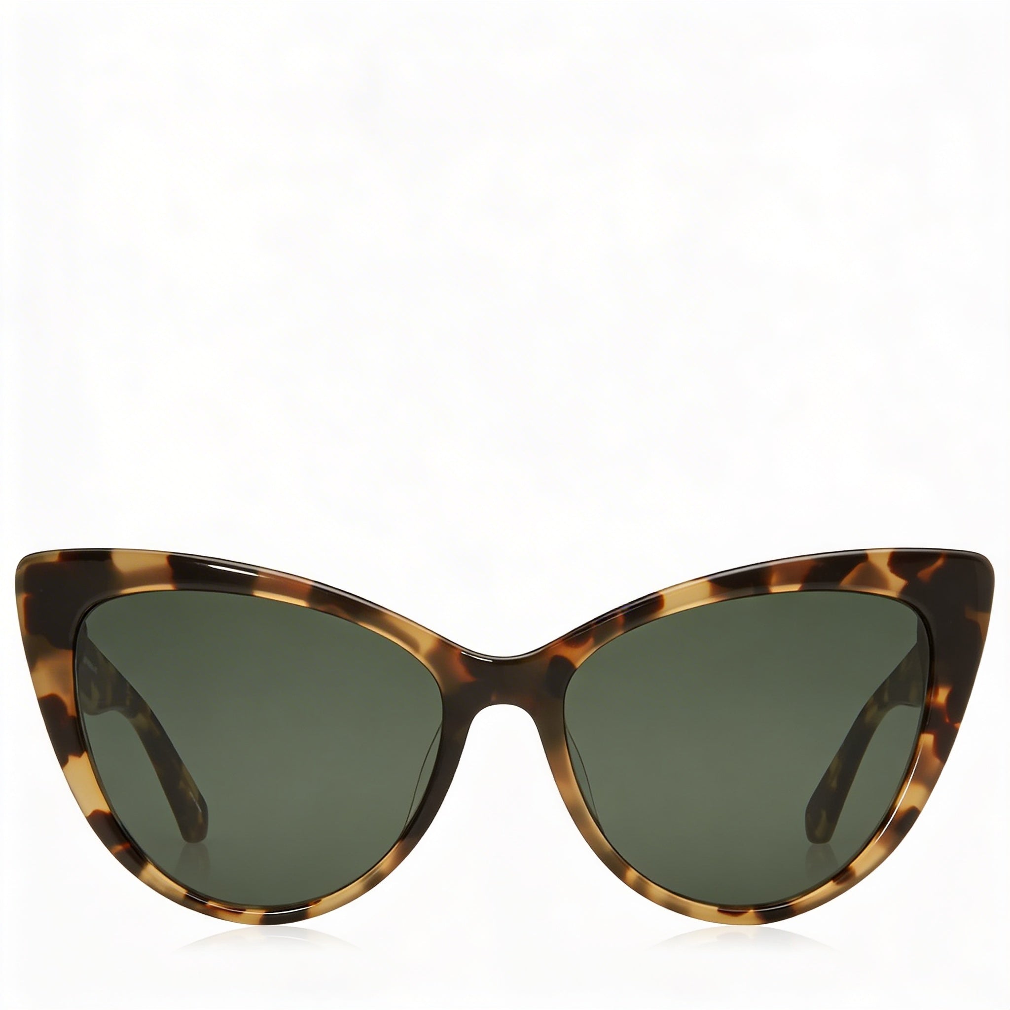Kate Spade New York Karina/S Women's Cat-Eye Plastic 100% UV Protection Sunglasses Dark Havana Green Frame Havana Lens 56mm, Photo 2