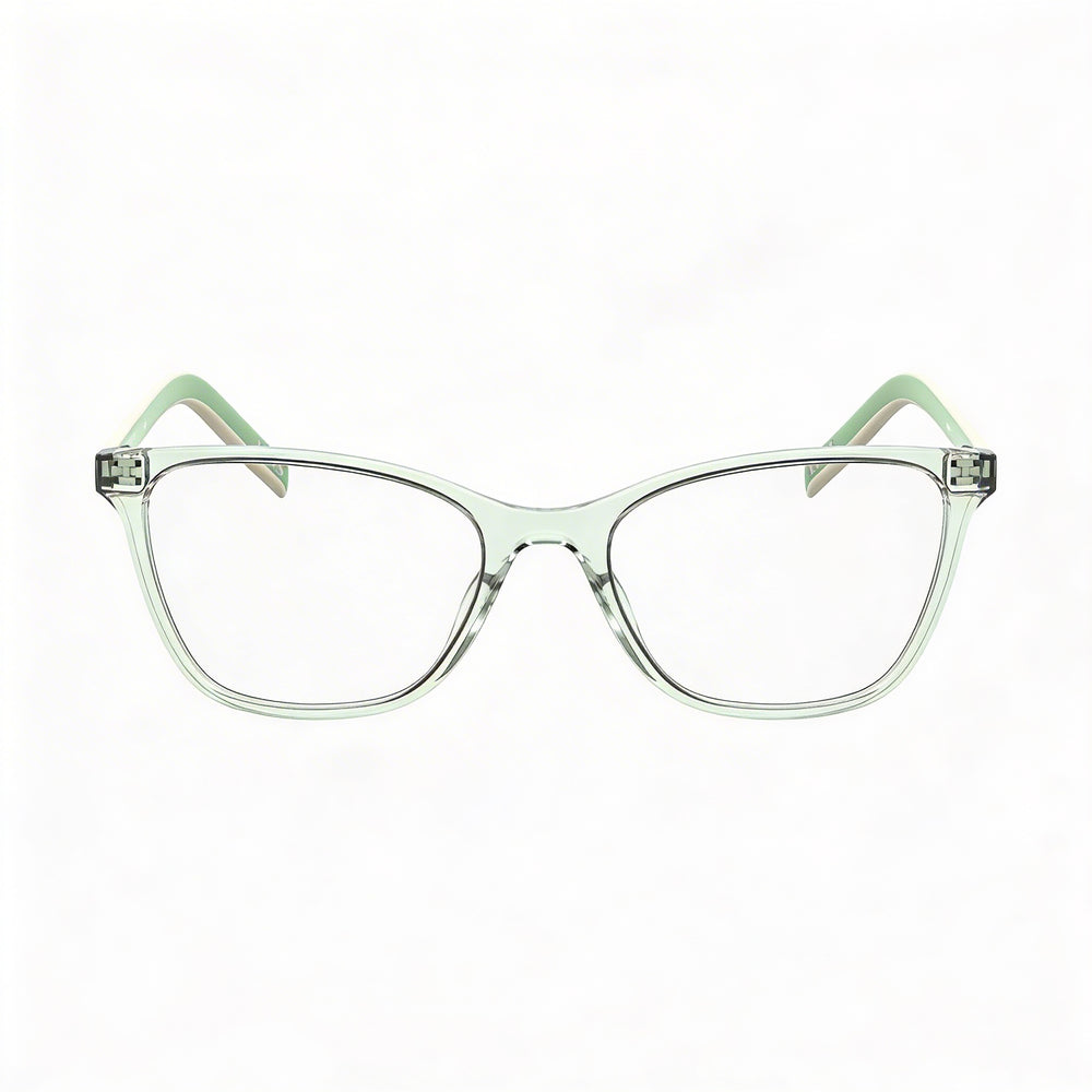 Gafas graduadas Levi's Lv 1022 para mujer, montura de plástico verde, ancho de lente: 52 mm