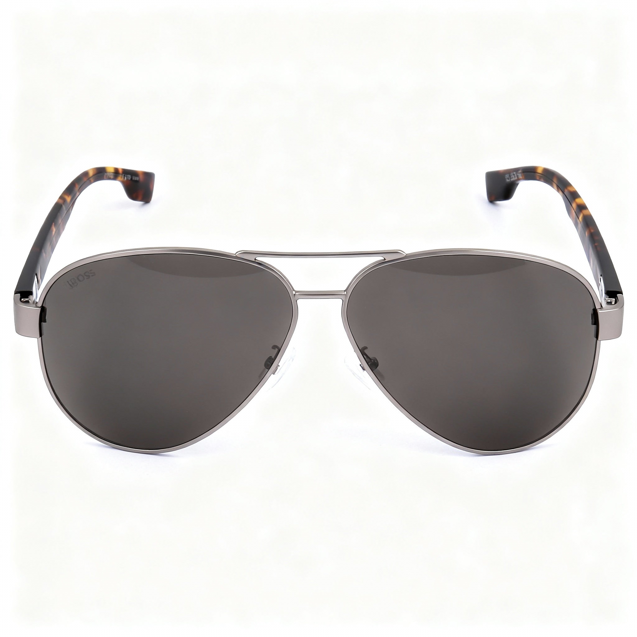 Hugo Boss Boss1560/O/S Men's Pilot Multicoloured Plastic Non-Polarized Gray-Brown Sunglasses 63mm