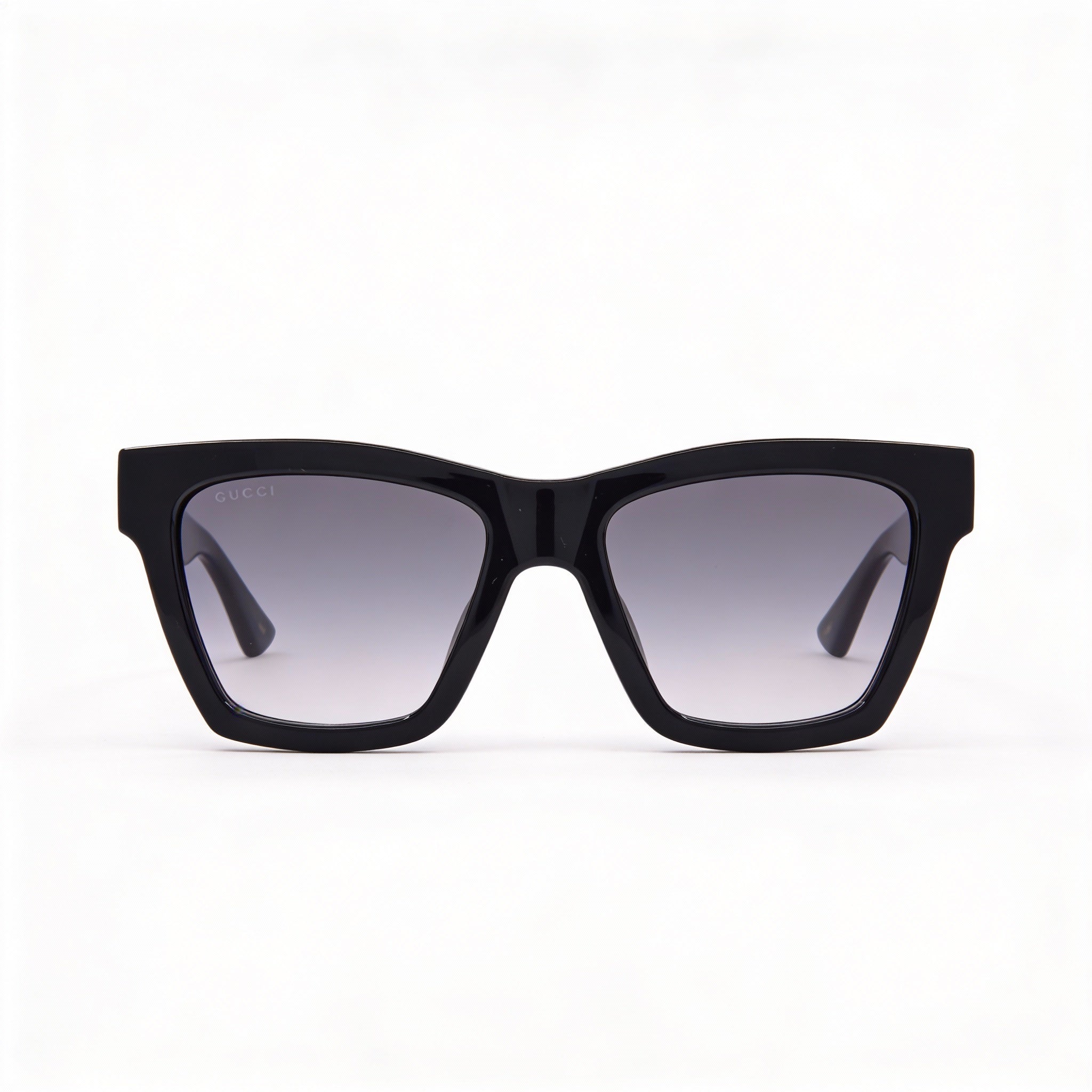 Gafas de sol Gucci GG1714S para mujer, montura de ojo de gato inyectada, no polarizadas, en negro y gris, con detalles dorados, 54 mm, Photo 2