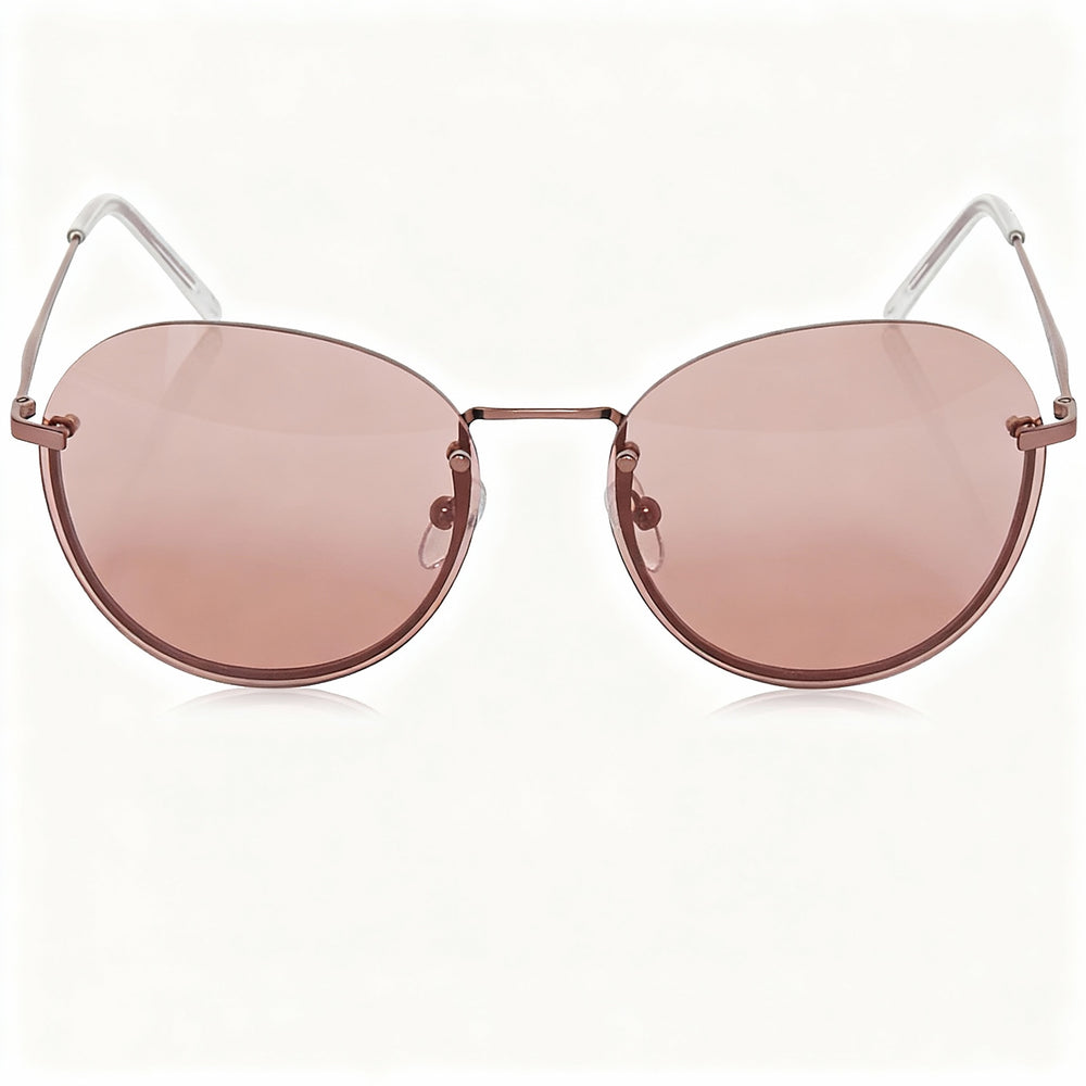 DKNY Dk101s Women's Metal Mauve Frame Pink Non-Polarized UV Protection Sunglasses 59-16-135mm