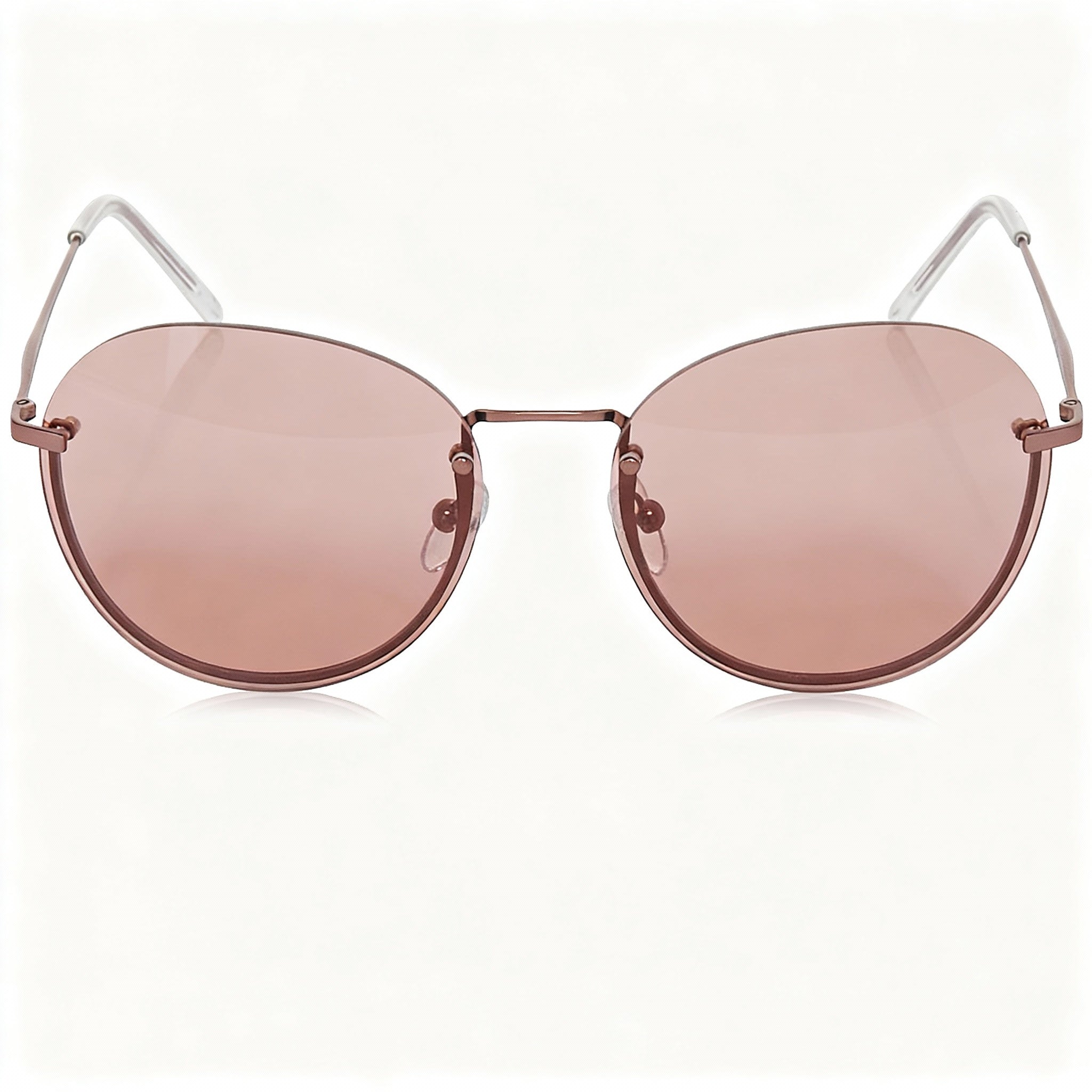 DKNY Dk101s Women's Metal Mauve Frame Pink Non-Polarized UV Protection Sunglasses 59-16-135mm