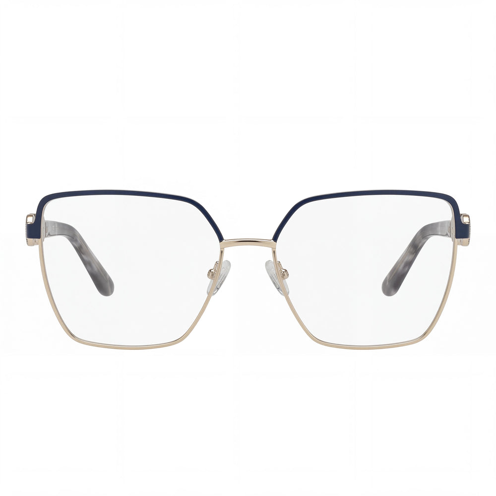 GUESS Gu50229 Gafas de Mujer de Metal sin Montura Color Azul Claro Mate Gris Habana 57mm