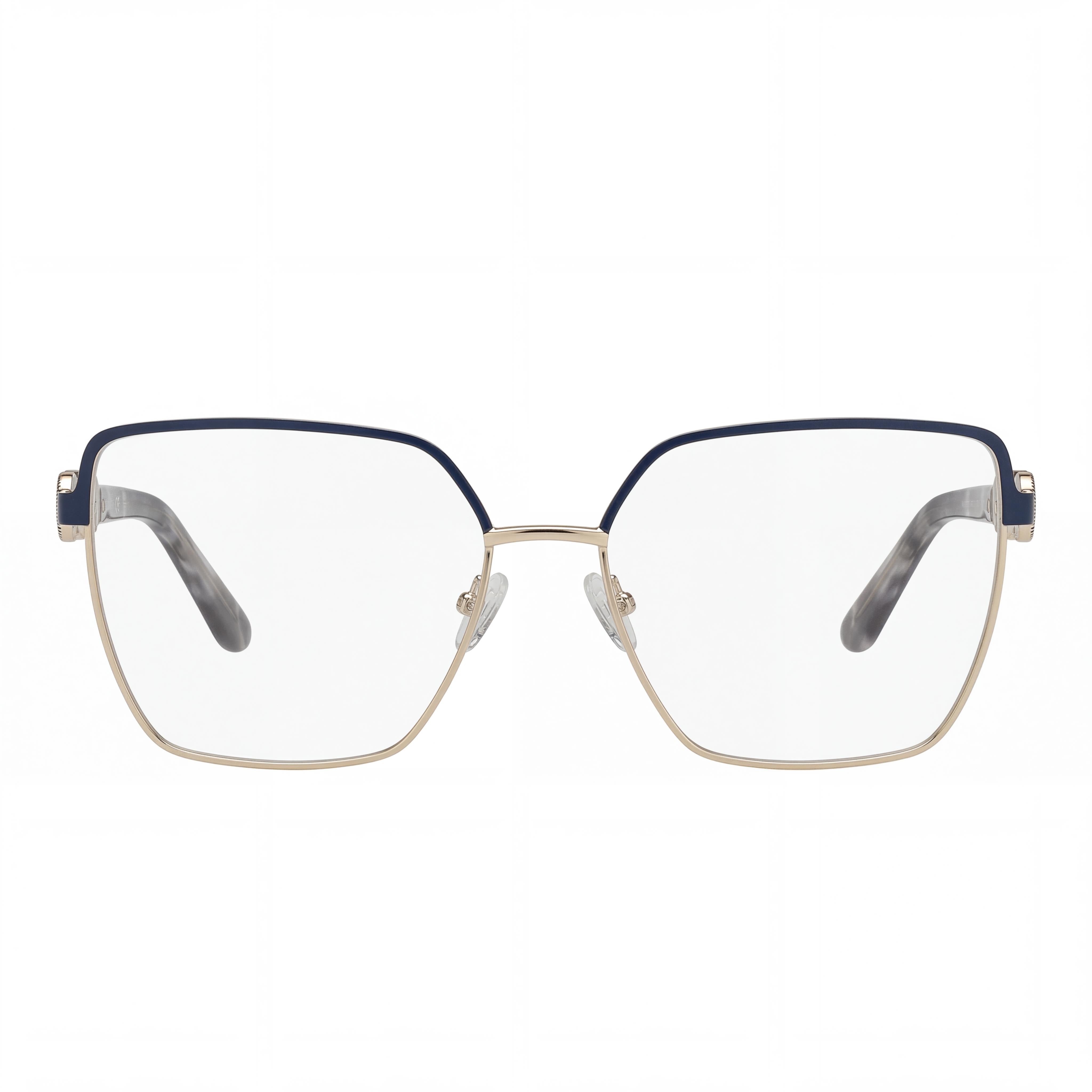 GUESS Gu50229 Women's Matte Light Blue Grey Havana Metal Non- Eyewear 57mm, Photo 2
